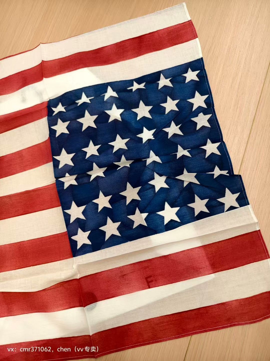VISVIM 19AW BATTLEBORN STARS BANDANA — front
