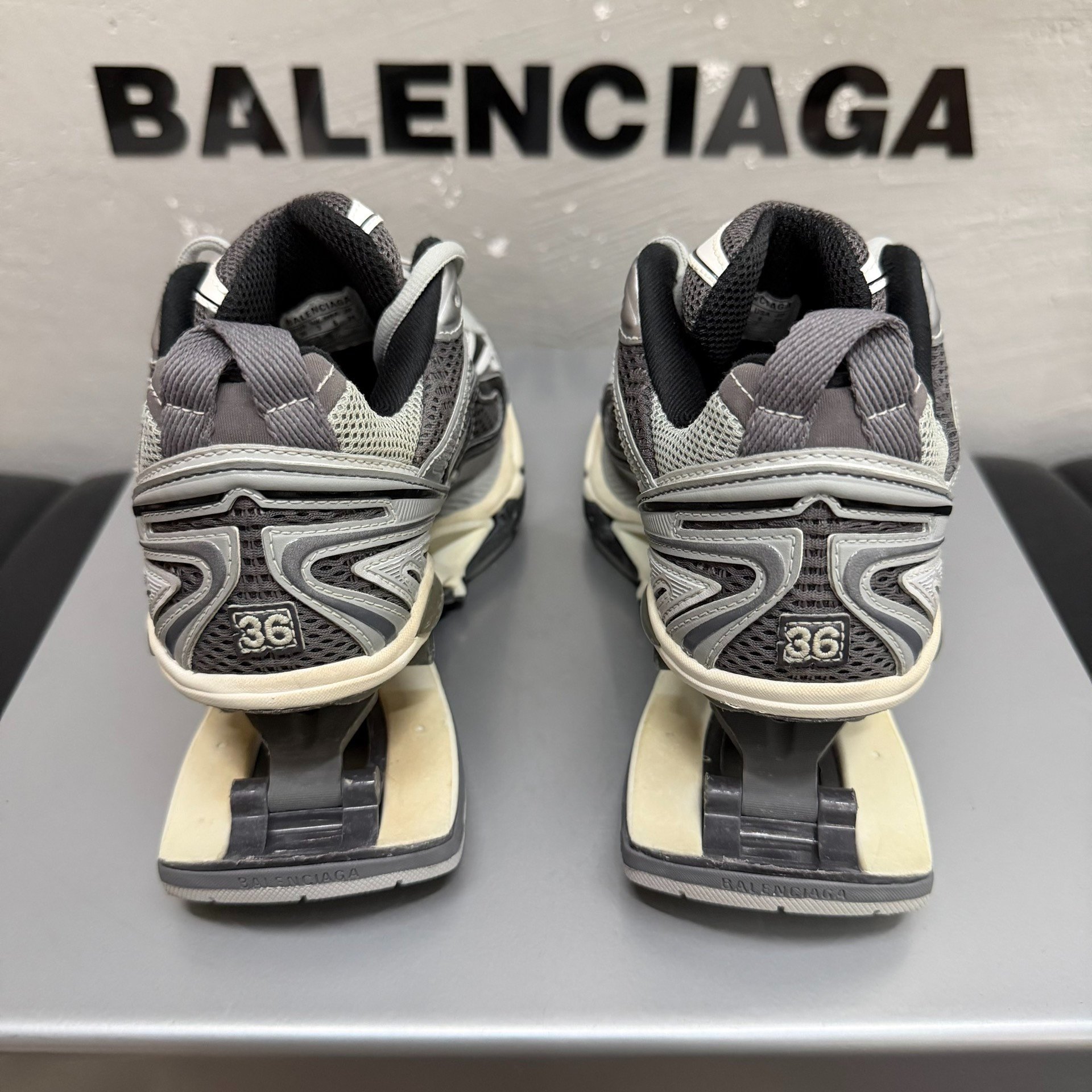 Balenciaga X-Pander Dad Shoes — label