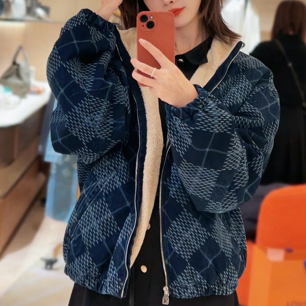 Louis Vuitton Shearling Denim Jacket