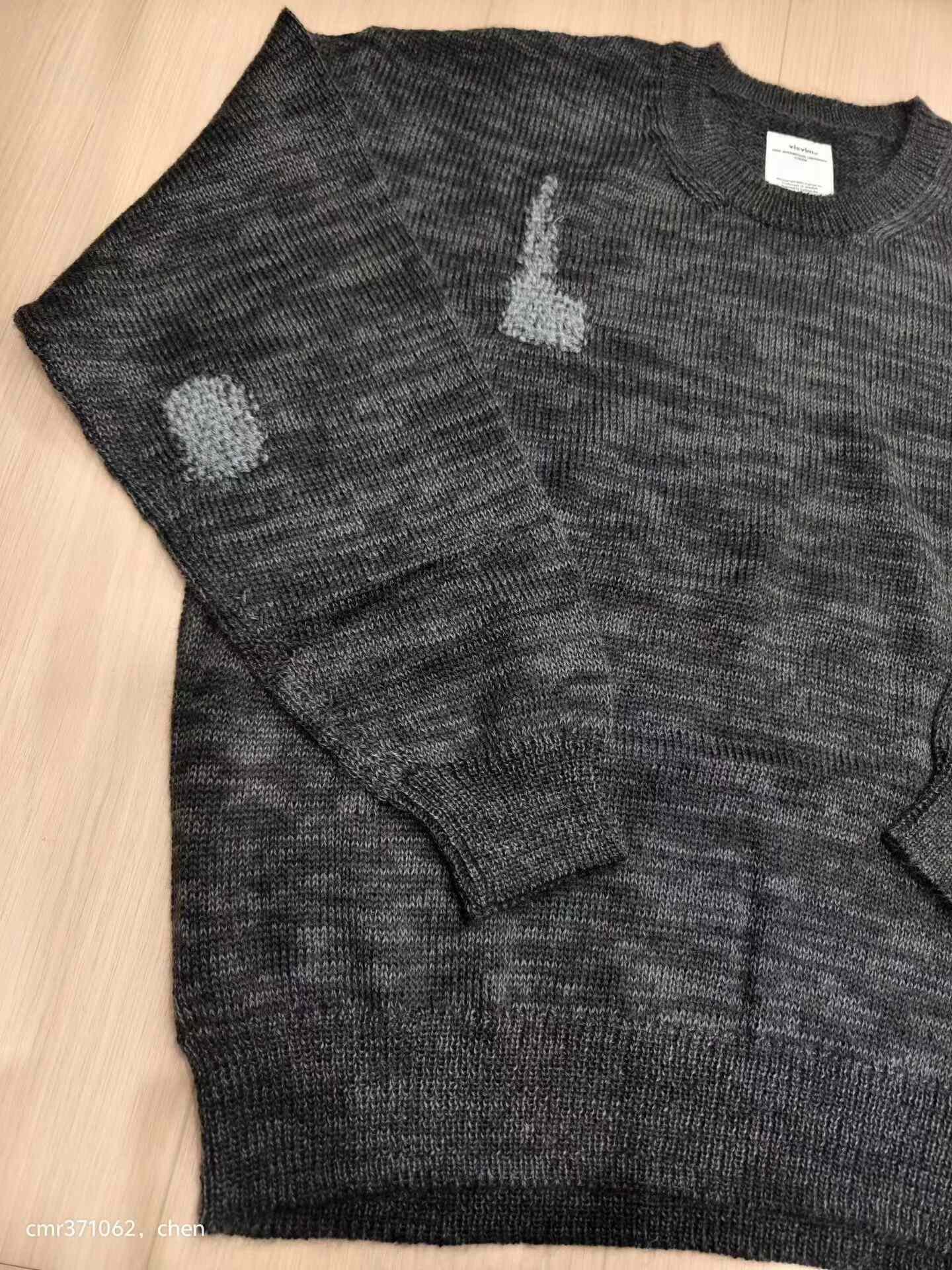 VISVIM 22AW JUMBO CREW KNIT — front