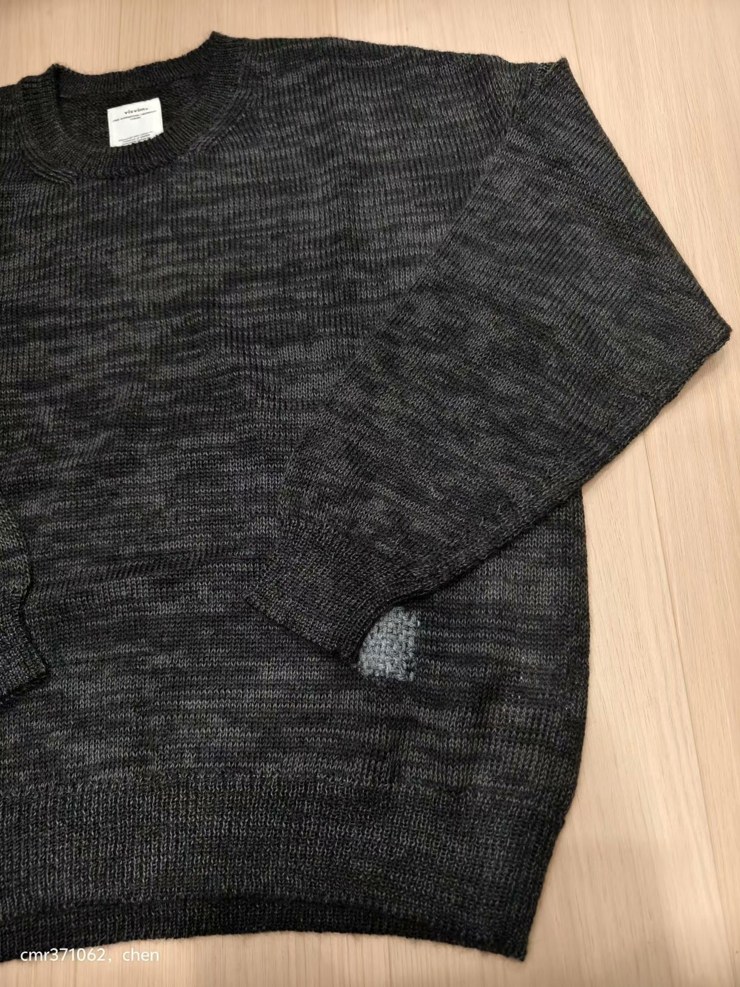 VISVIM 22AW JUMBO CREW KNIT — detail