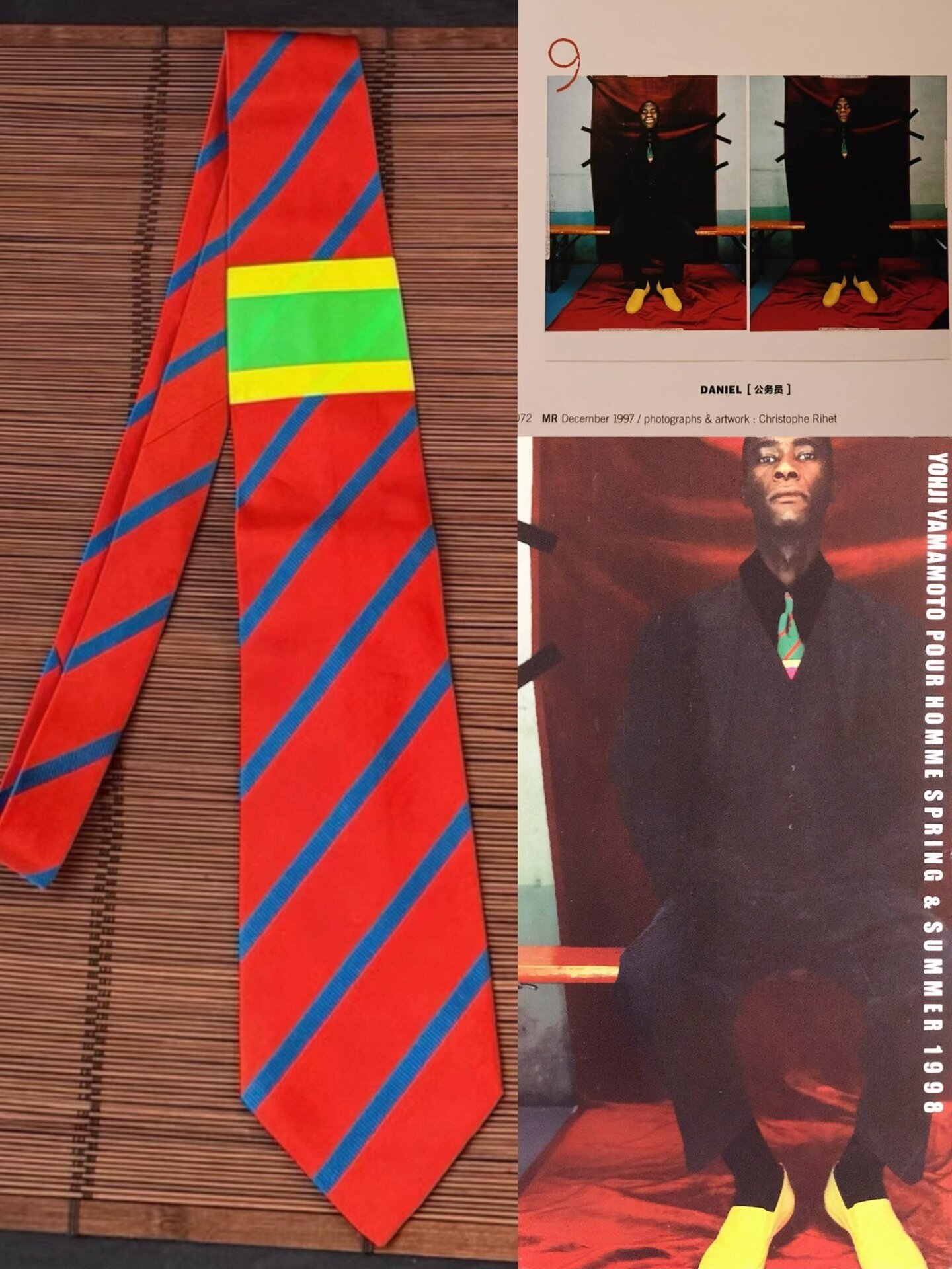Yohji Yamamoto 90s Sapeur Silk Tie