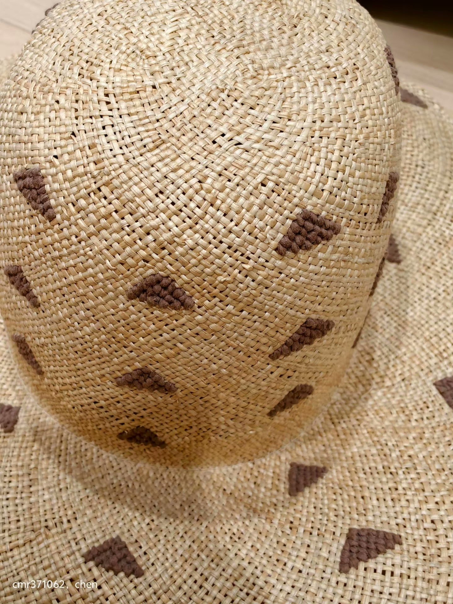 VISVIM 15SS STRAW HAT — front