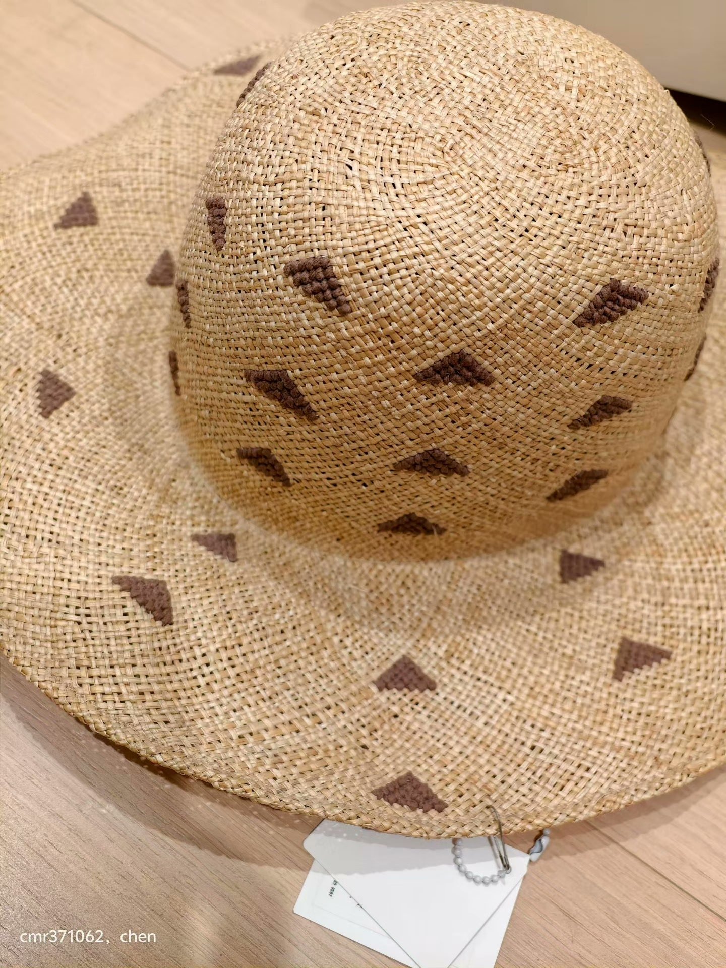 VISVIM 15SS STRAW HAT — back