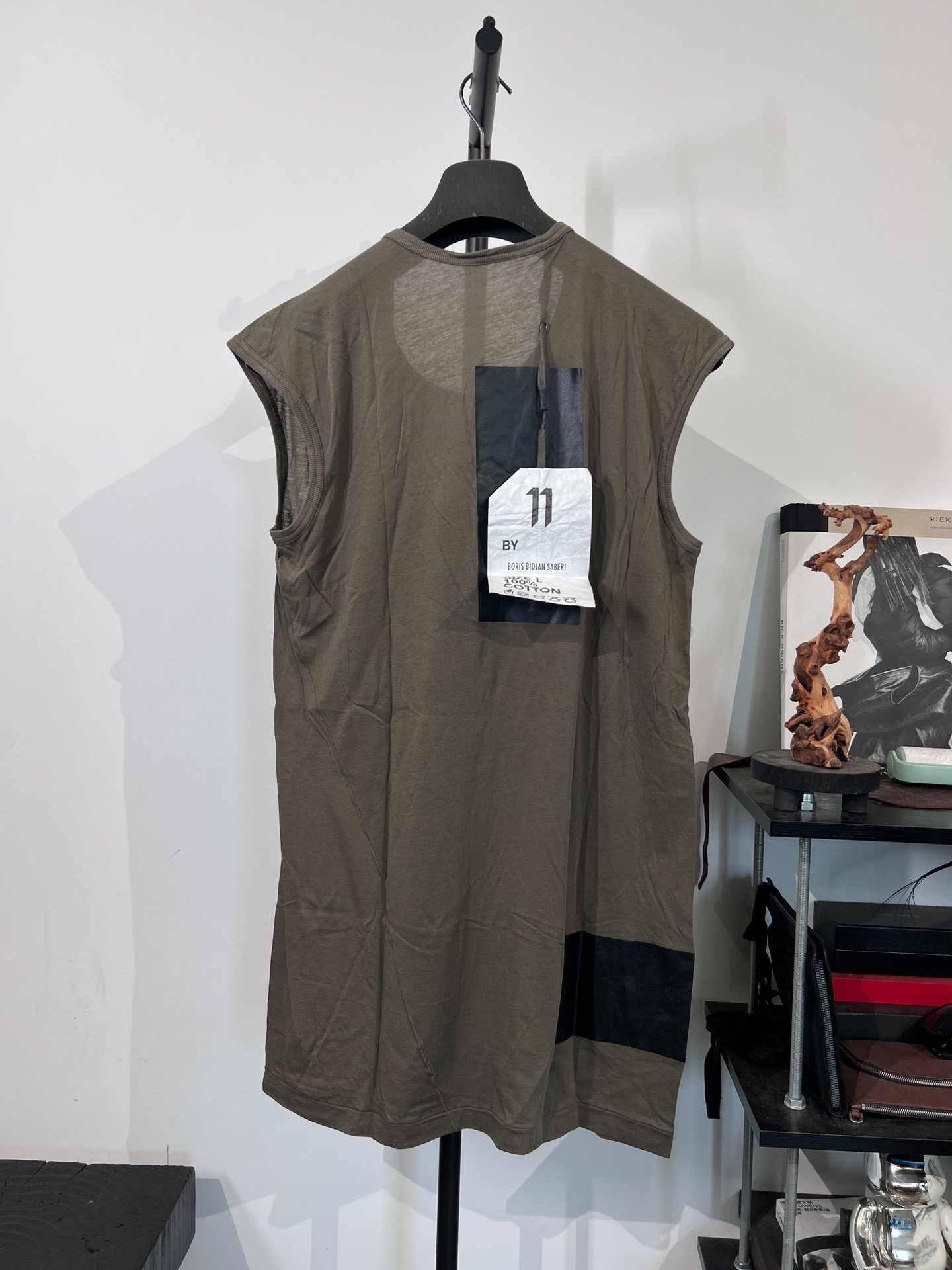 Boris Bidjan Saberi 11by bbs T2F Sleeveless Vest — front