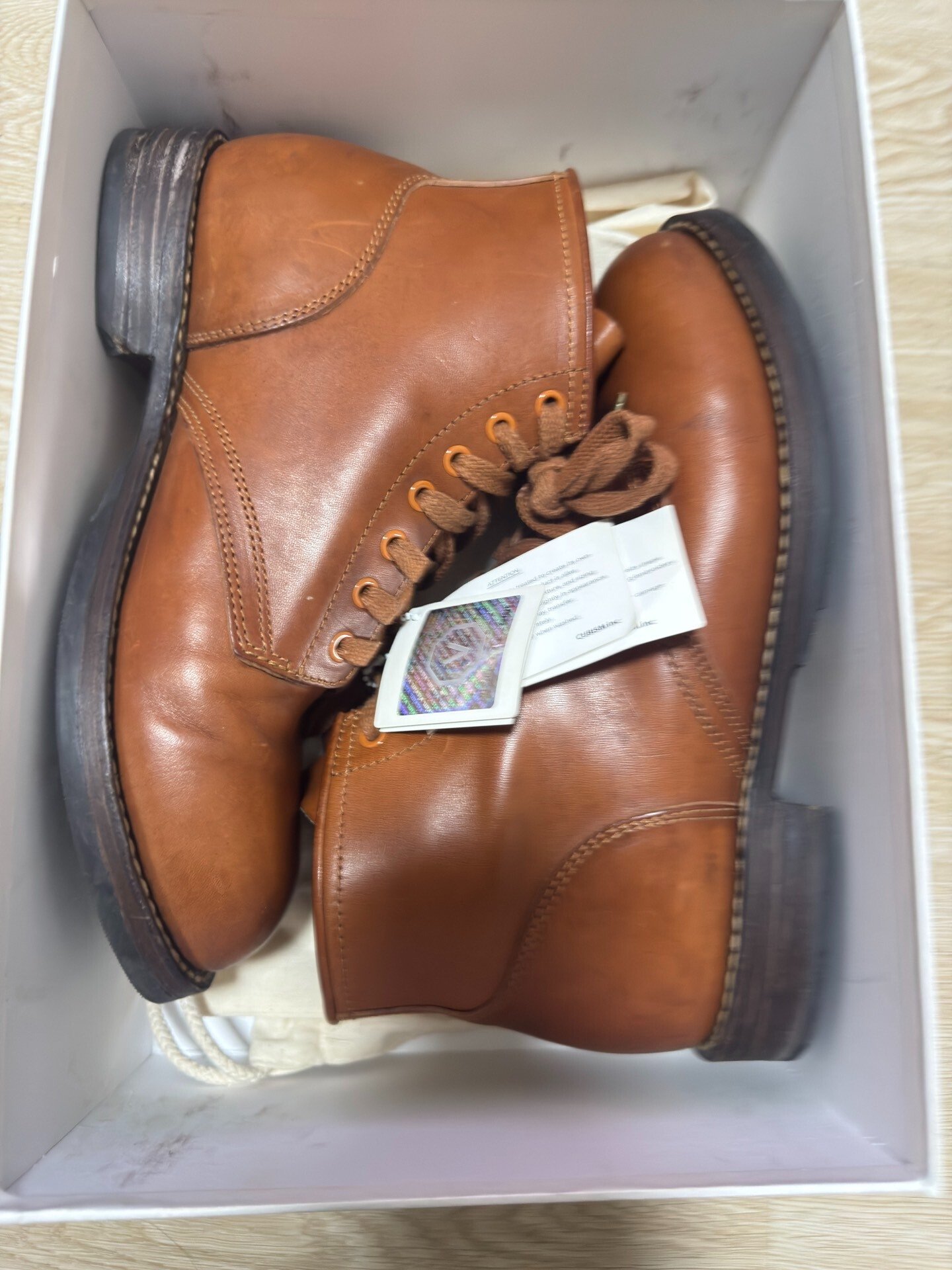 visvim 24ss Brigadier-Folk Boots — detail