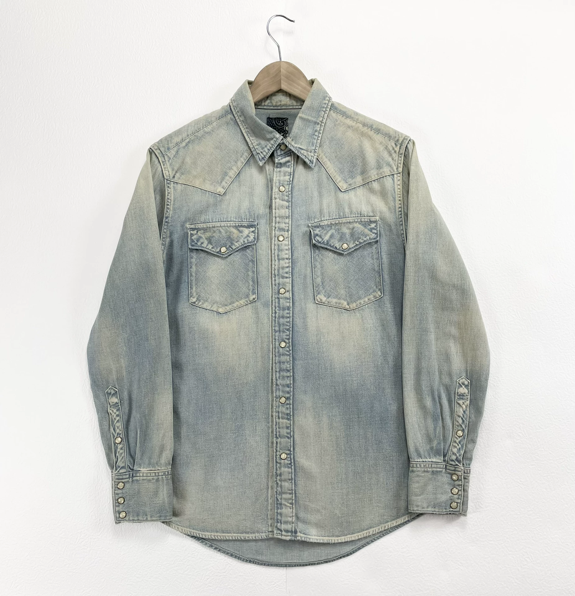 VISVIM ICT Social Sculpture Denim Shirt — front