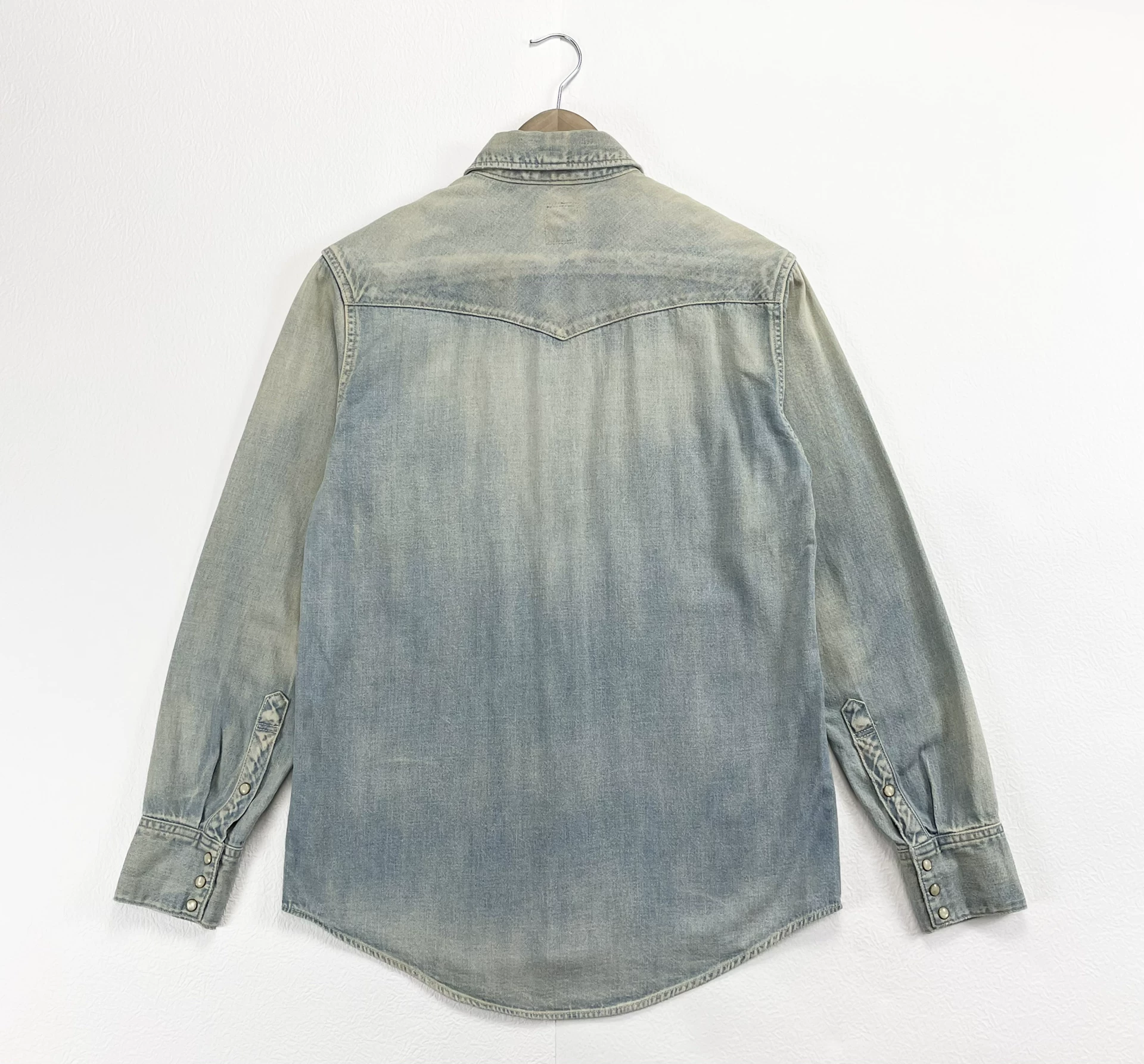 VISVIM ICT Social Sculpture Denim Shirt — detail