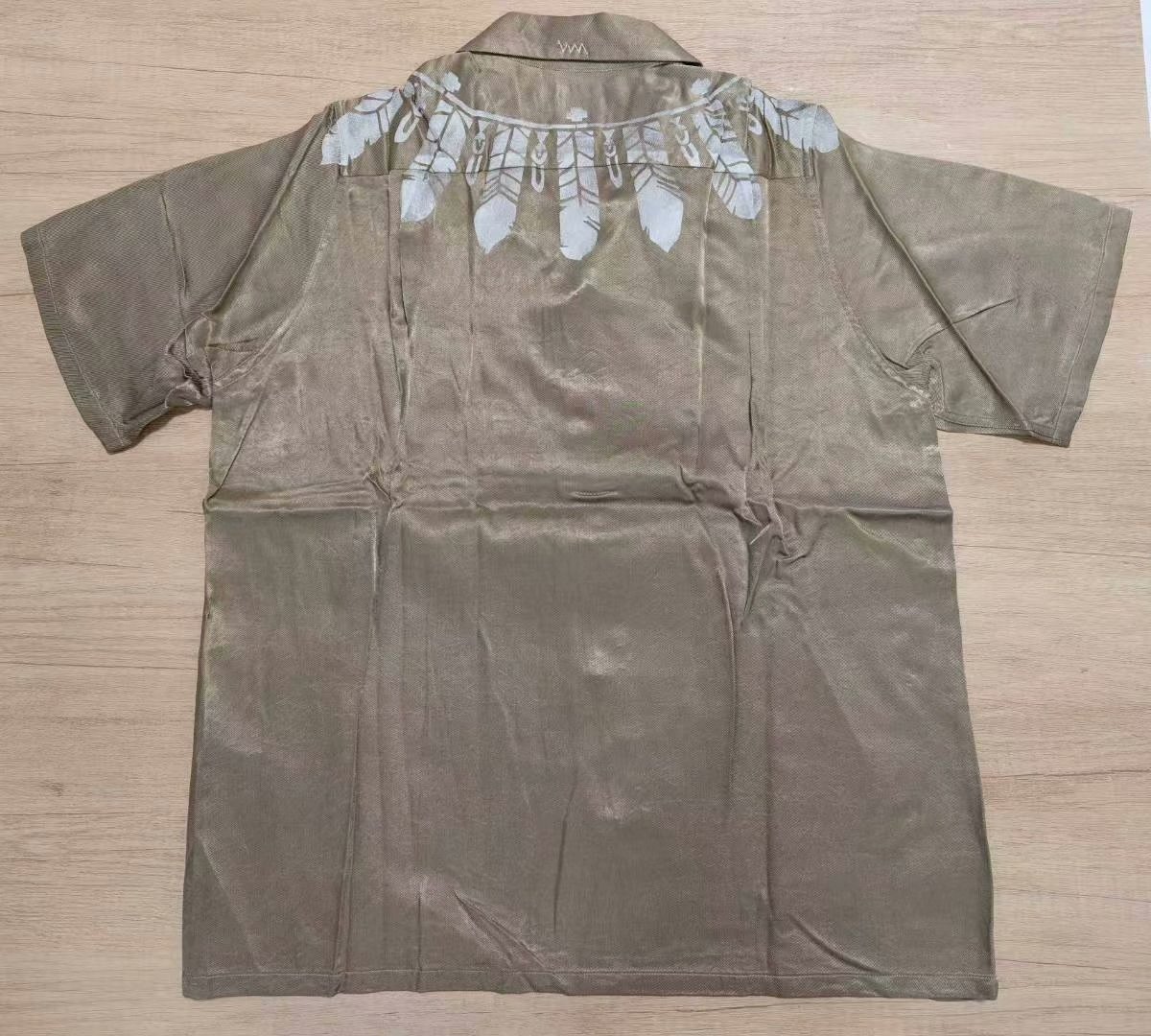 visvim 19SS SPOT FREE EDGE SHIRT S/S FEATHERS — back