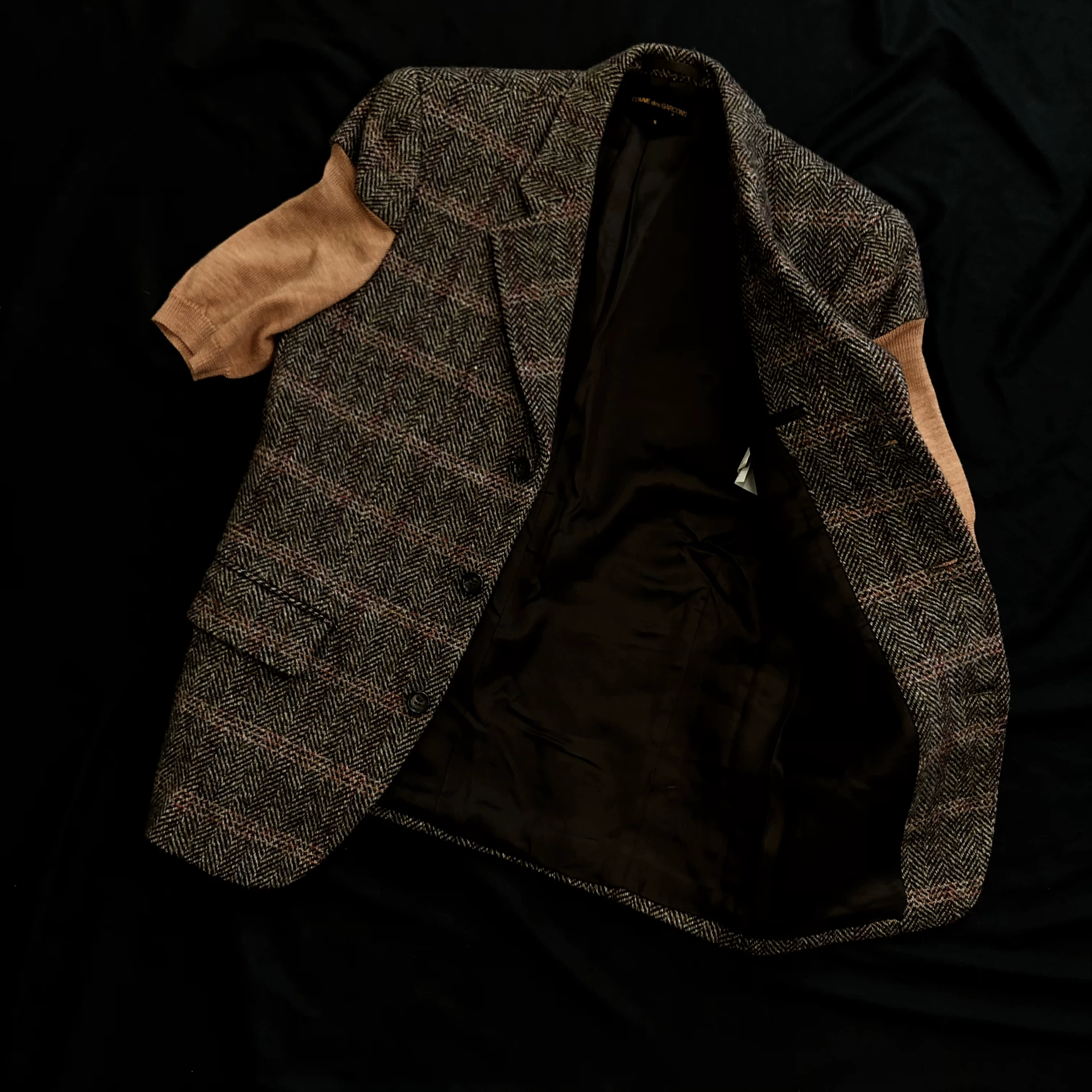 Comme des Garçons 1993AW Synergy Runway Coat — detail