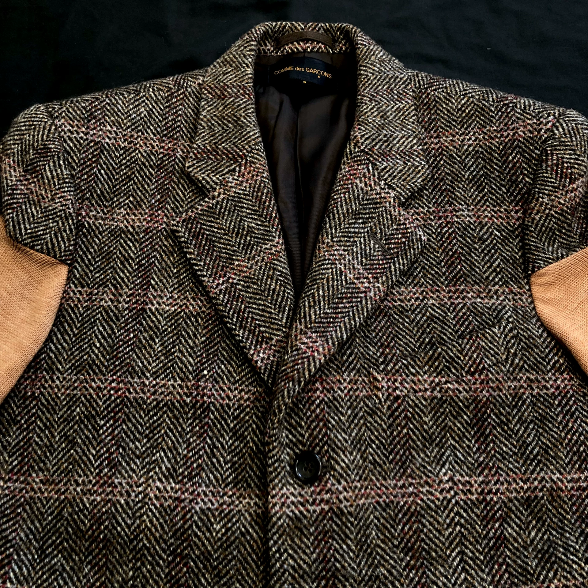 Comme des Garçons 1993AW Synergy Runway Coat — label