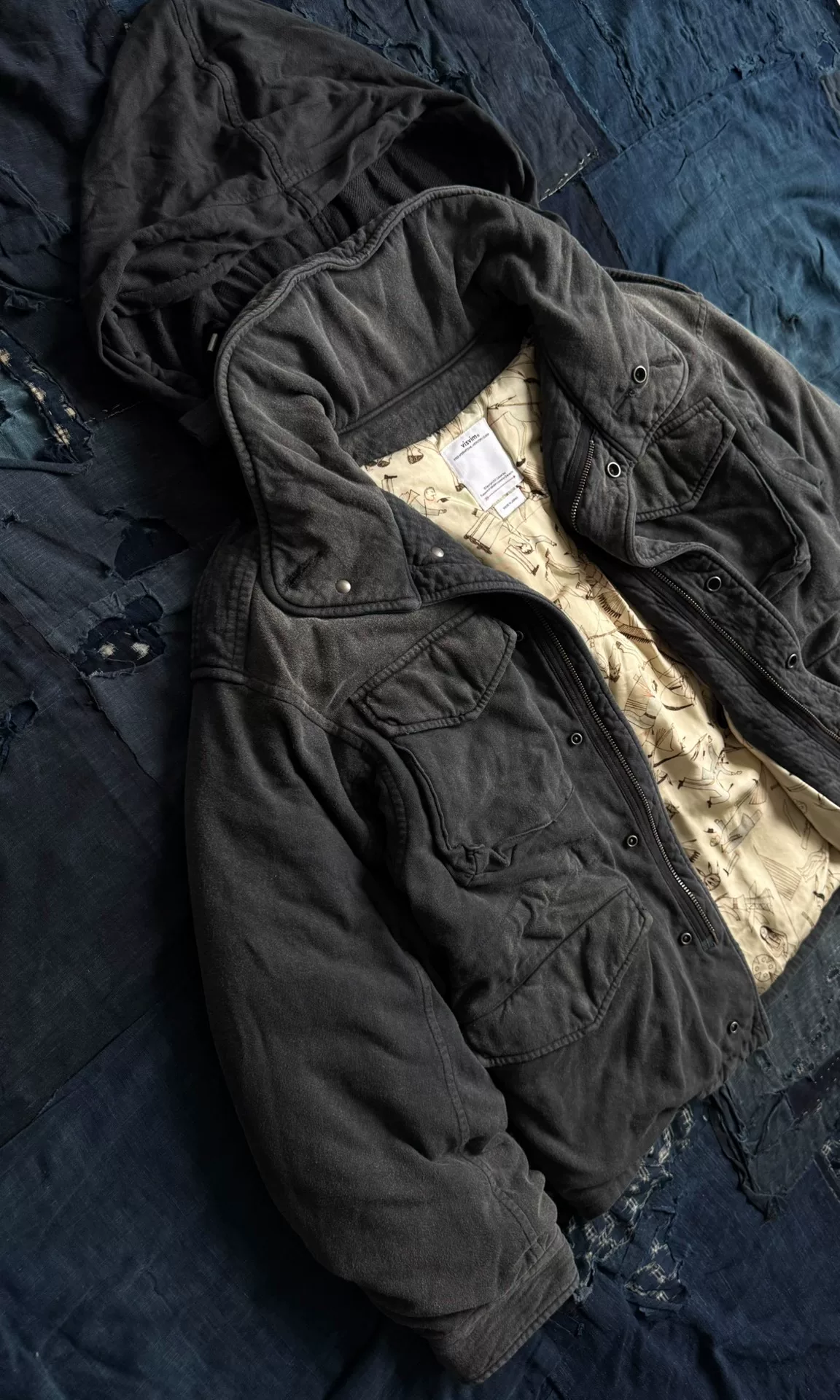 VISVIM 25AW BICKLE ERA DOWN Limited — label