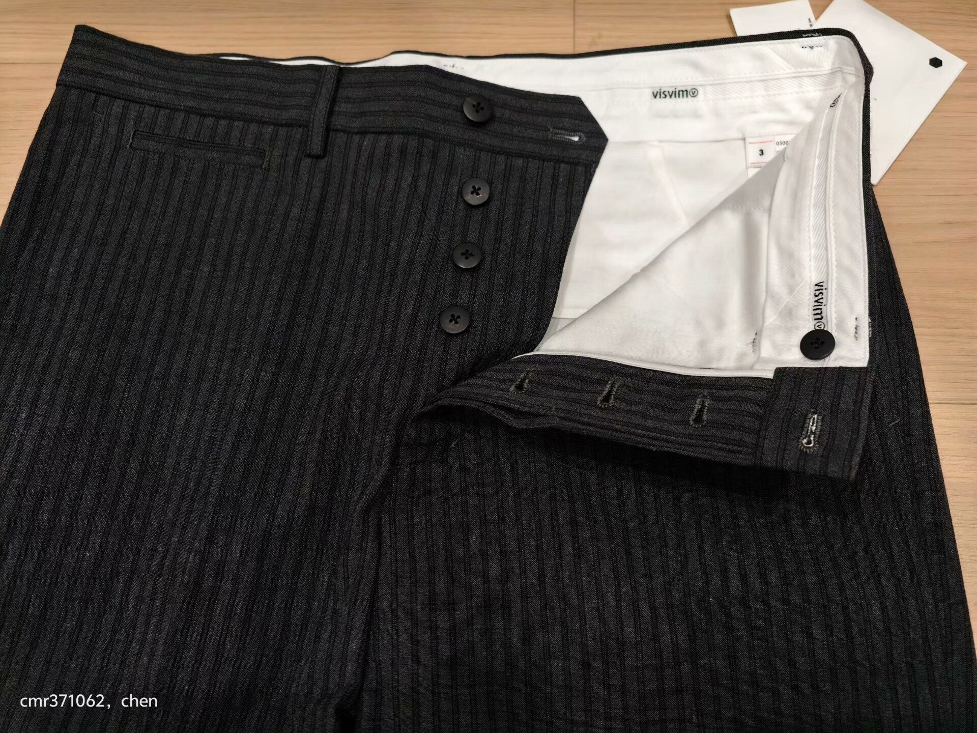 VISVIM 22SS STETSON SLACKS SANTOME — detail