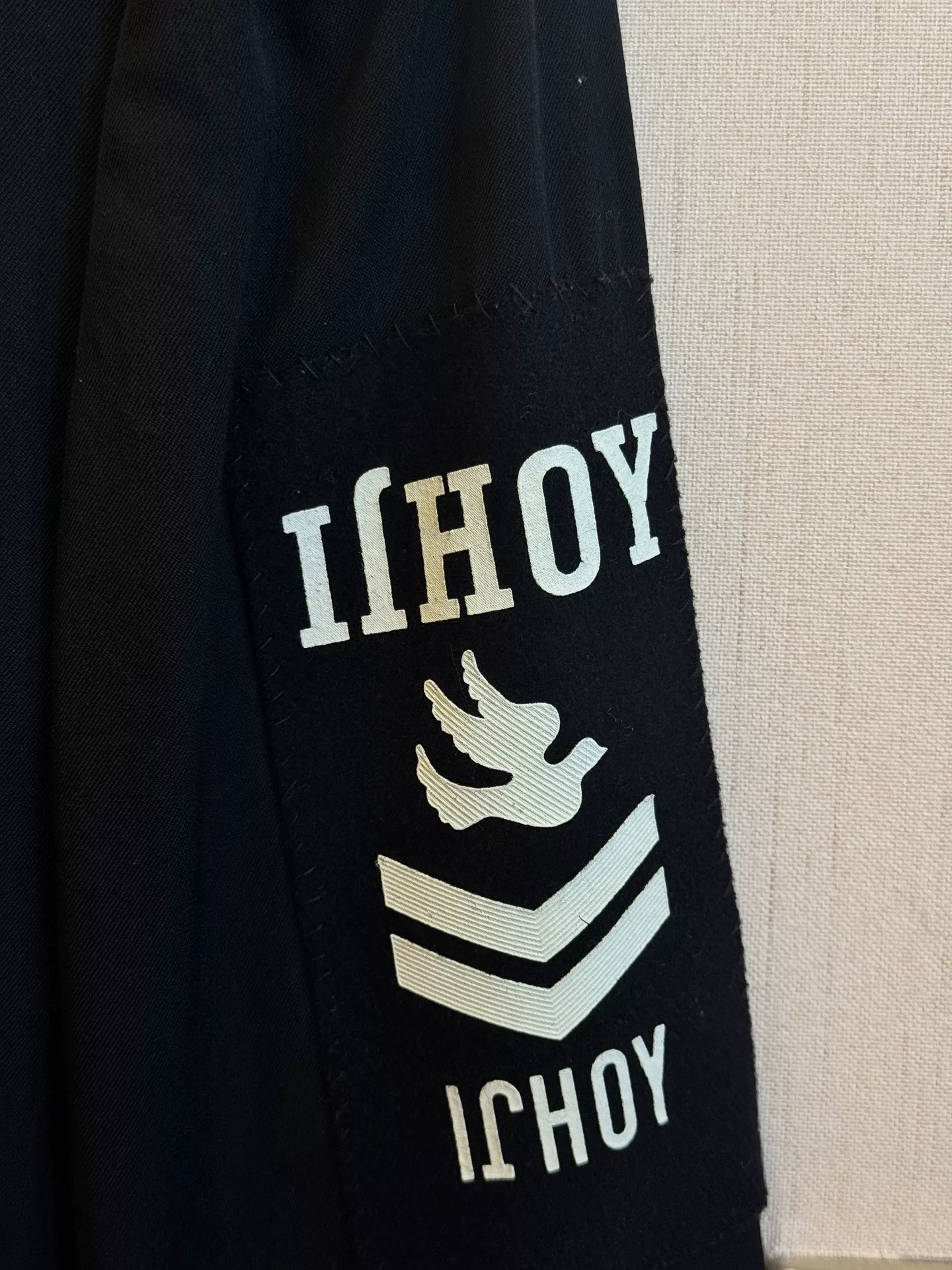 Yohji Yamamoto 08ss Dove Embroidery Blazer — detail