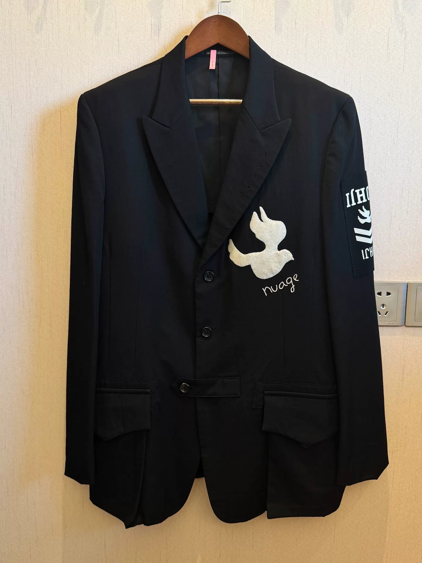Yohji Yamamoto 08ss Dove Embroidery Blazer