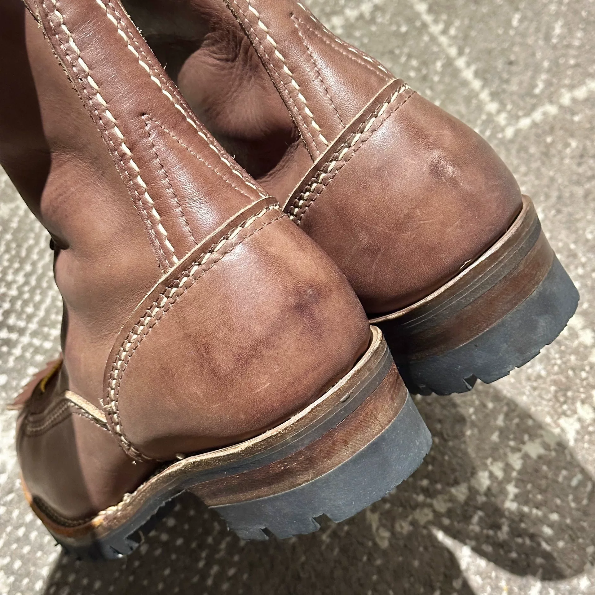 Wesco 90th Jobmaster 10D Boots — label