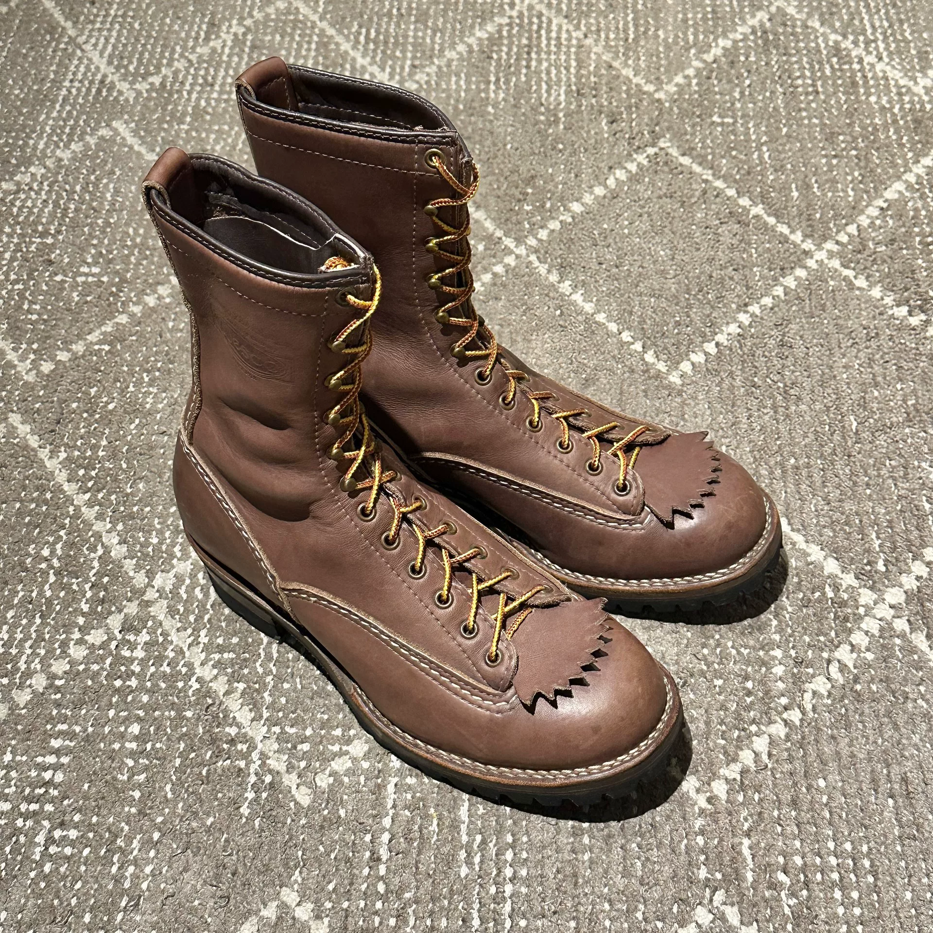 Wesco 90th Jobmaster 10D Boots — detail
