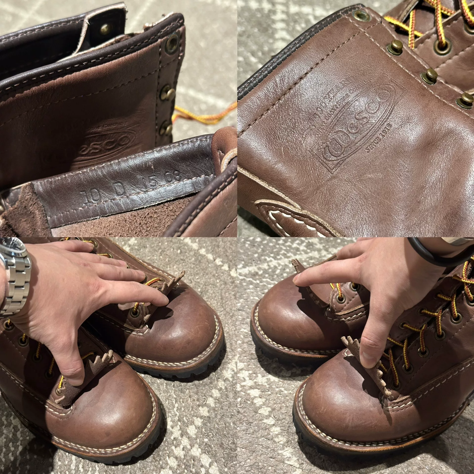 Wesco 90th Jobmaster 10D Boots — front