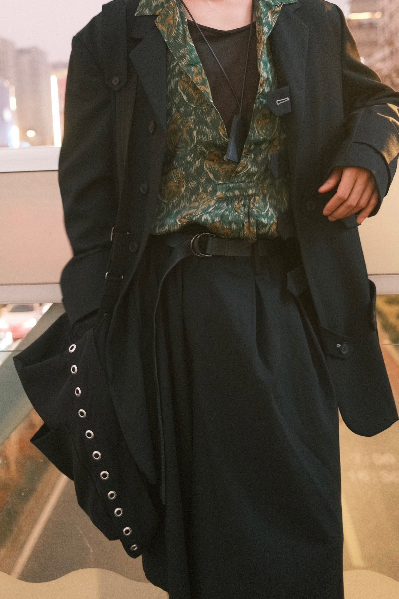 Yohji Yamamoto Discord 21SS Clasp Tote — back