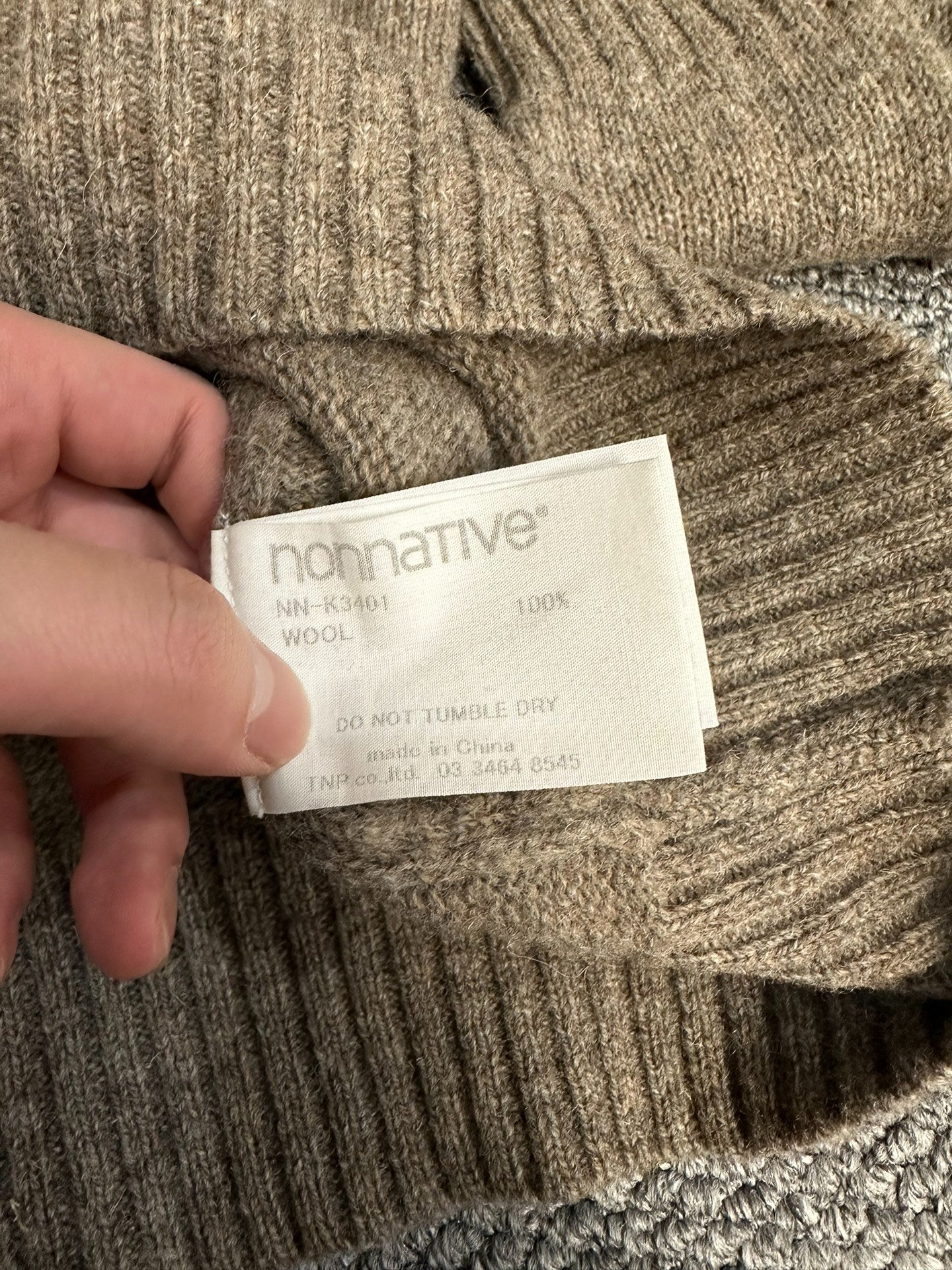 nonnative Sweater Size 4 — detail