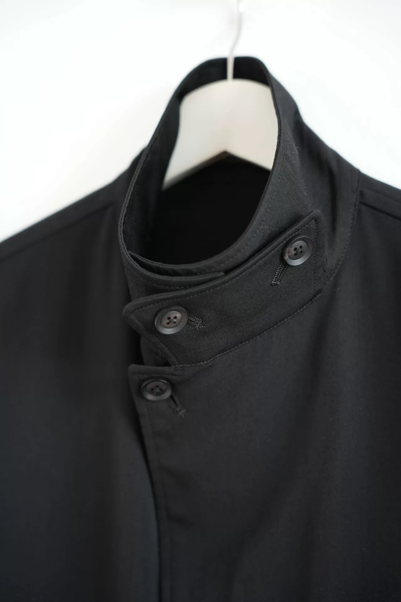Yohji Yamamoto 19SS Wool Open Collar Jacket — back