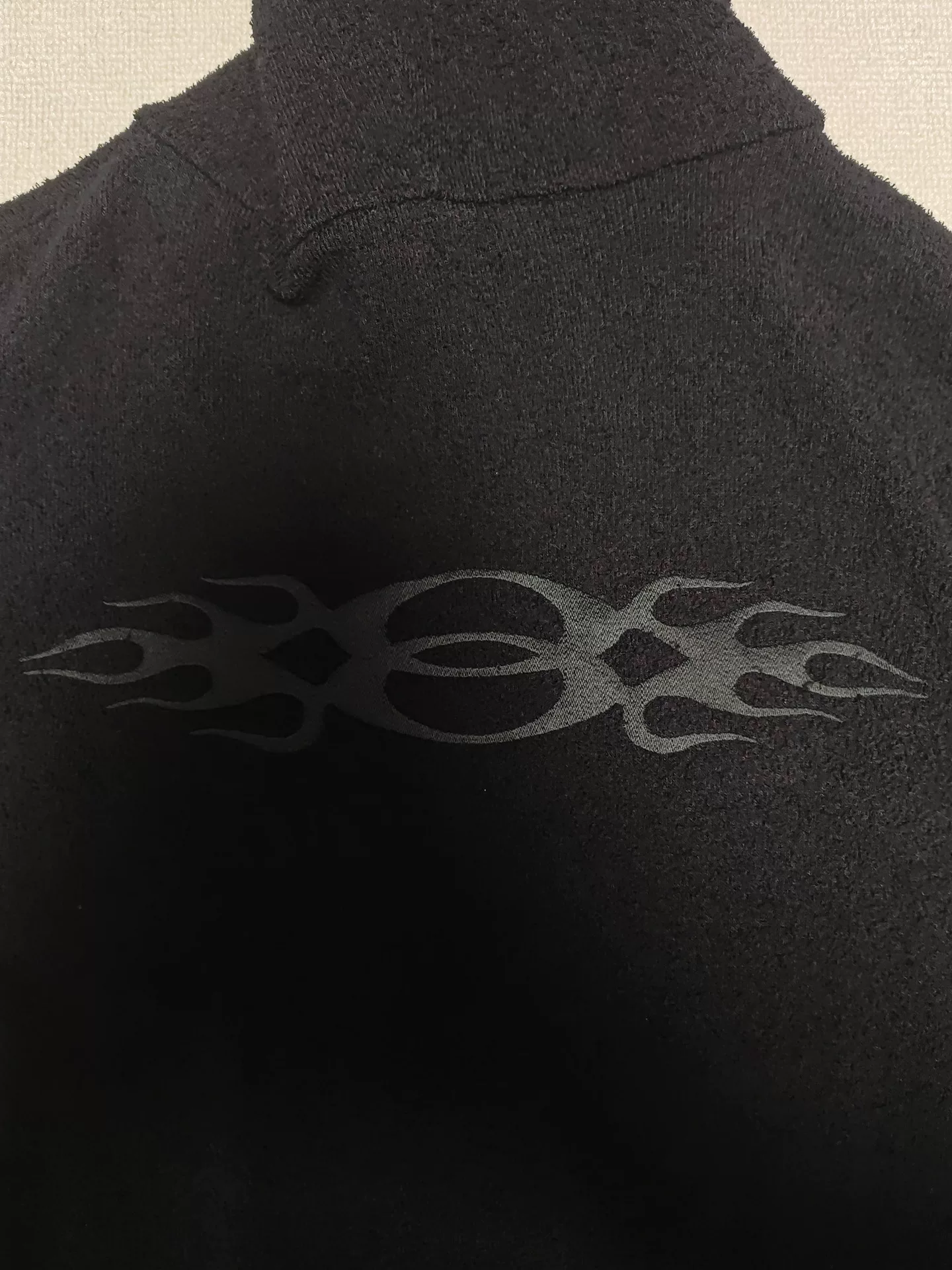 Balenciaga 24 Fall Flame Ring Zip Hoodie — label