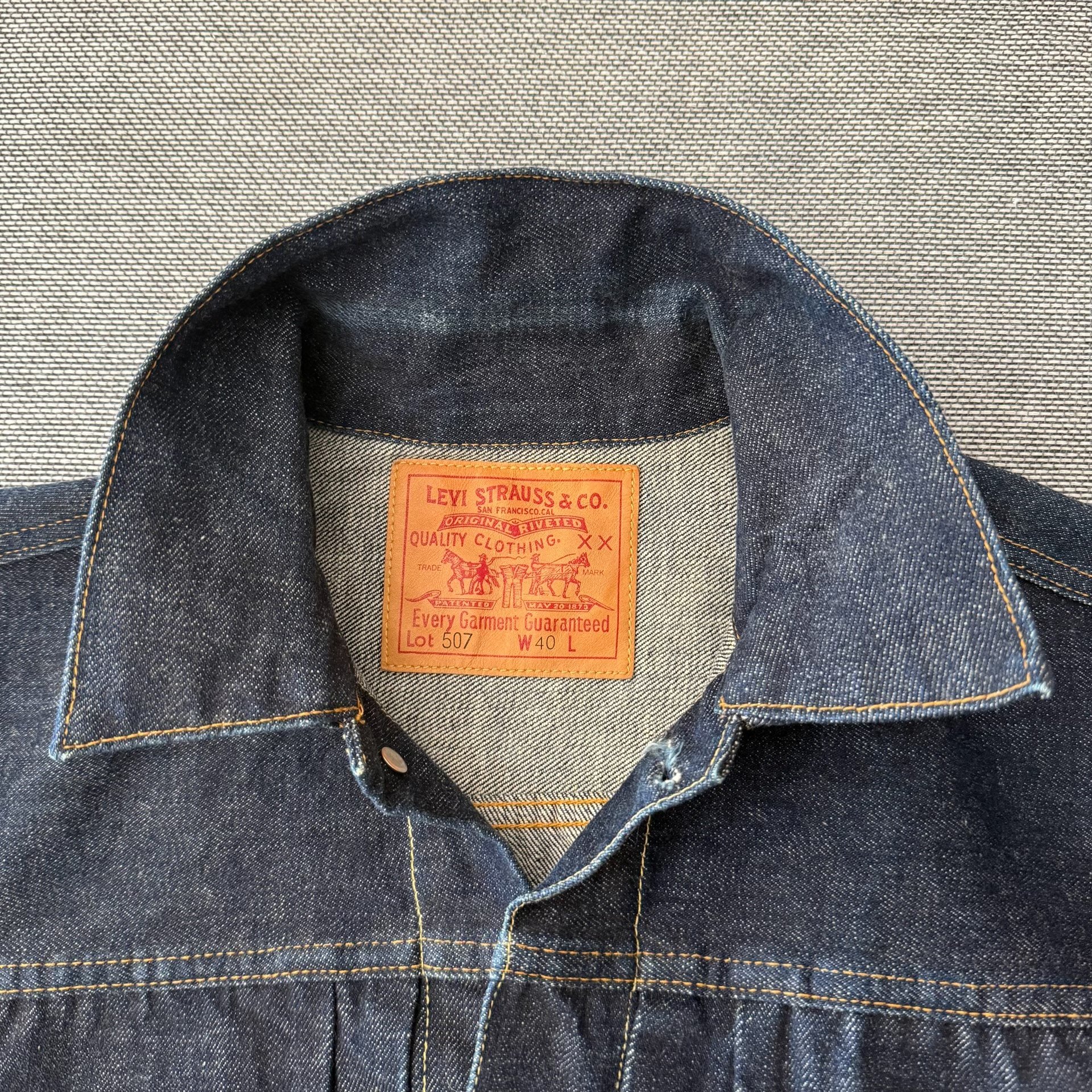 Levi's LVC507 822 Denim Jacket — detail