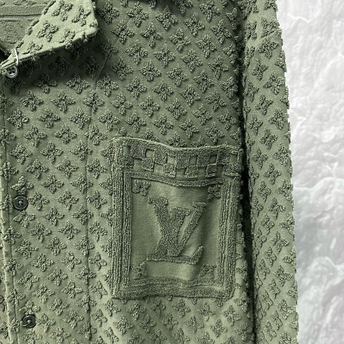 Louis Vuitton FW25 Monogram Towel Embossed Jacket M — detail