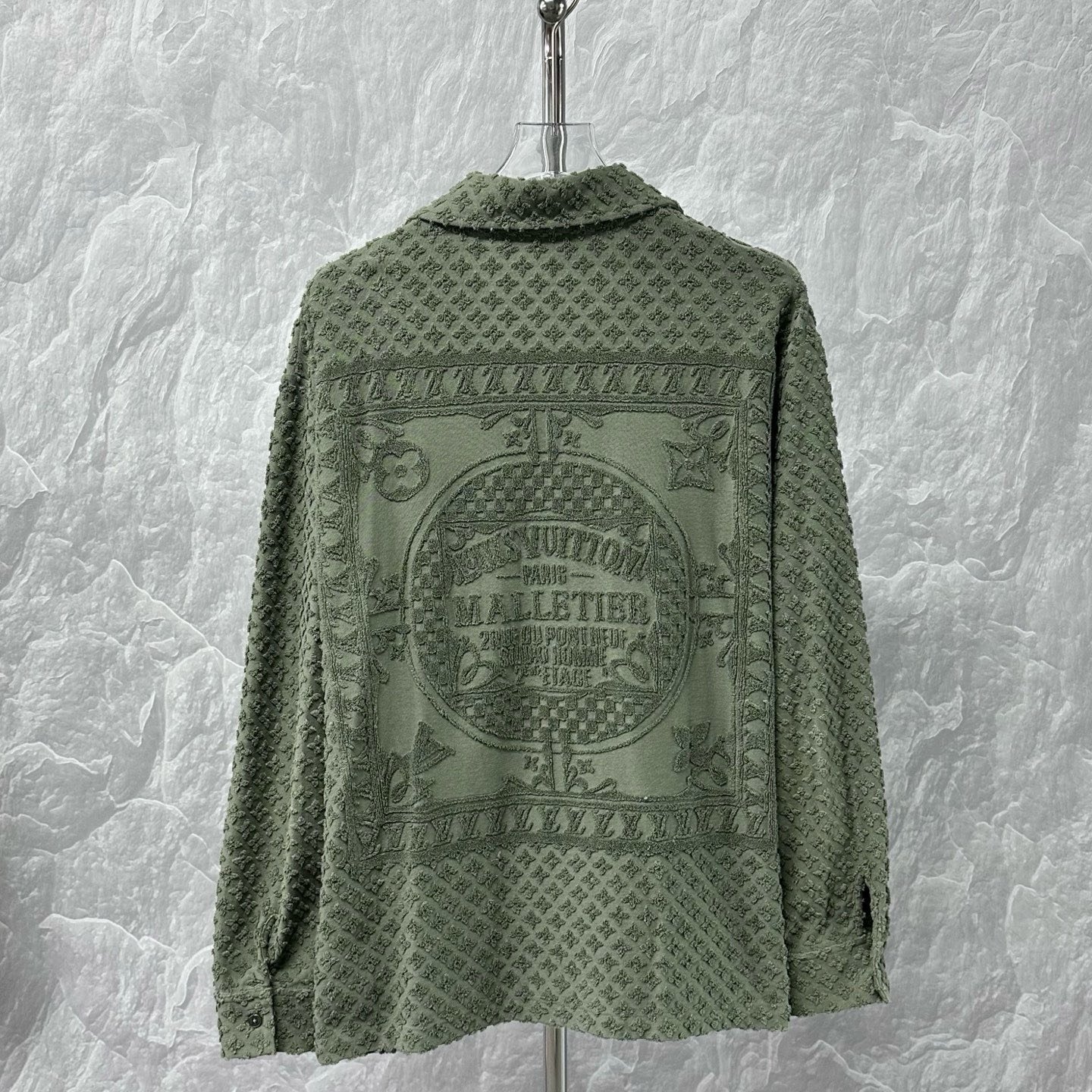 Louis Vuitton FW25 Monogram Towel Embossed Jacket M — back