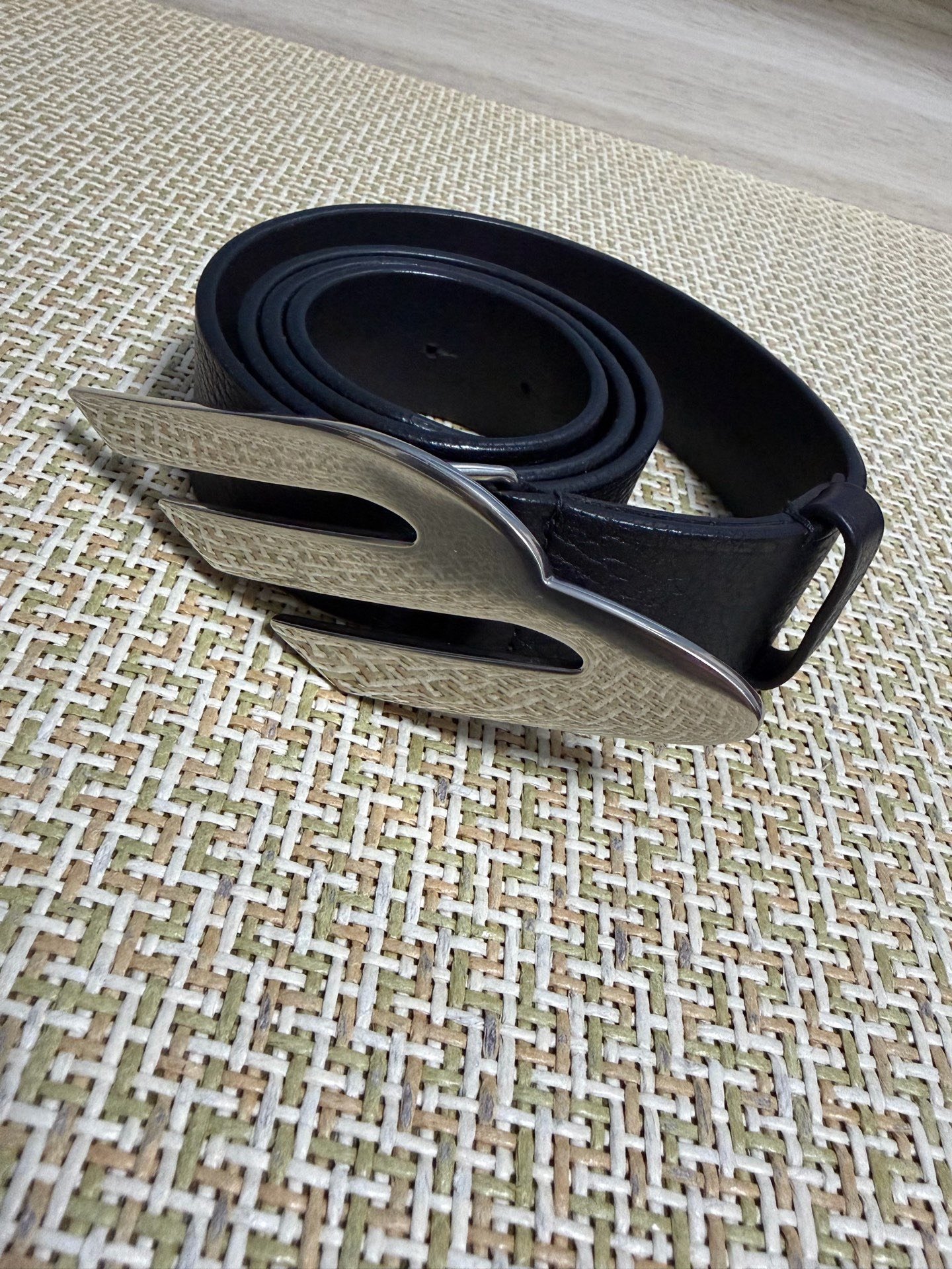 Balenciaga 3B Metal Logo Belt