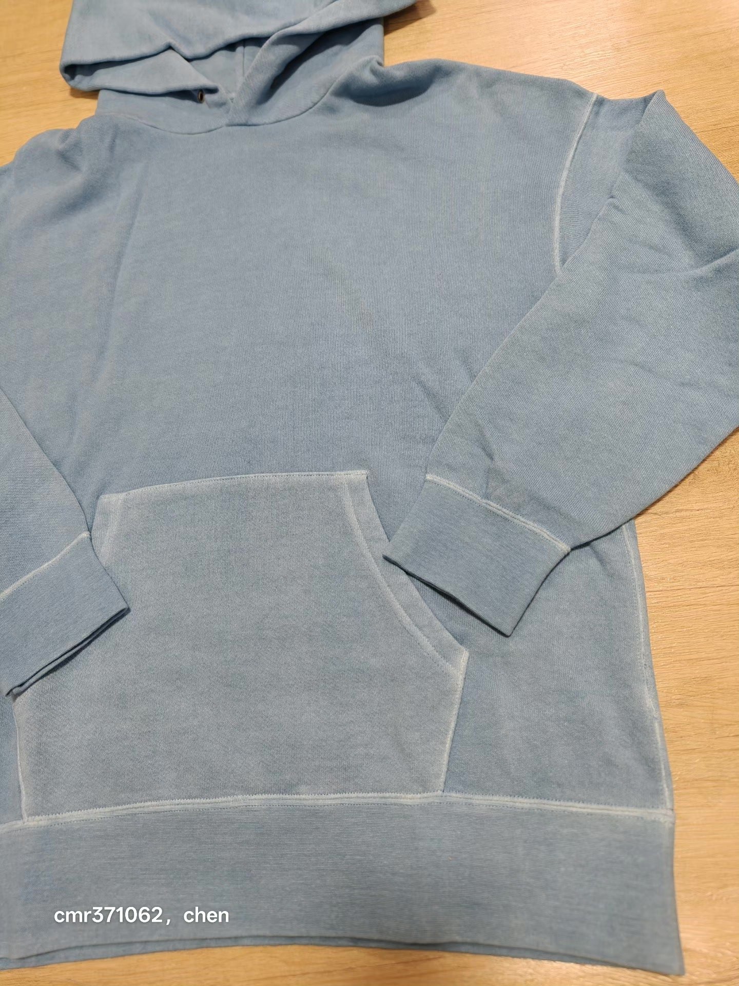 visvim 22ss Jumbo Oversized Hoodie — detail