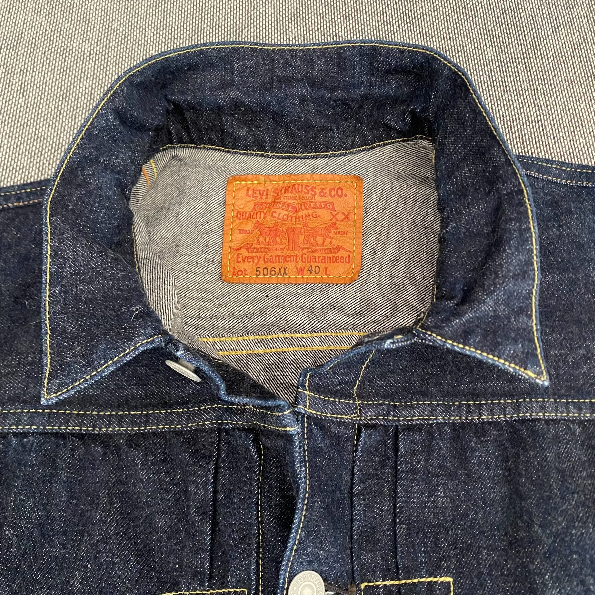Levi's LVC506 Type 1 Denim Jacket — detail