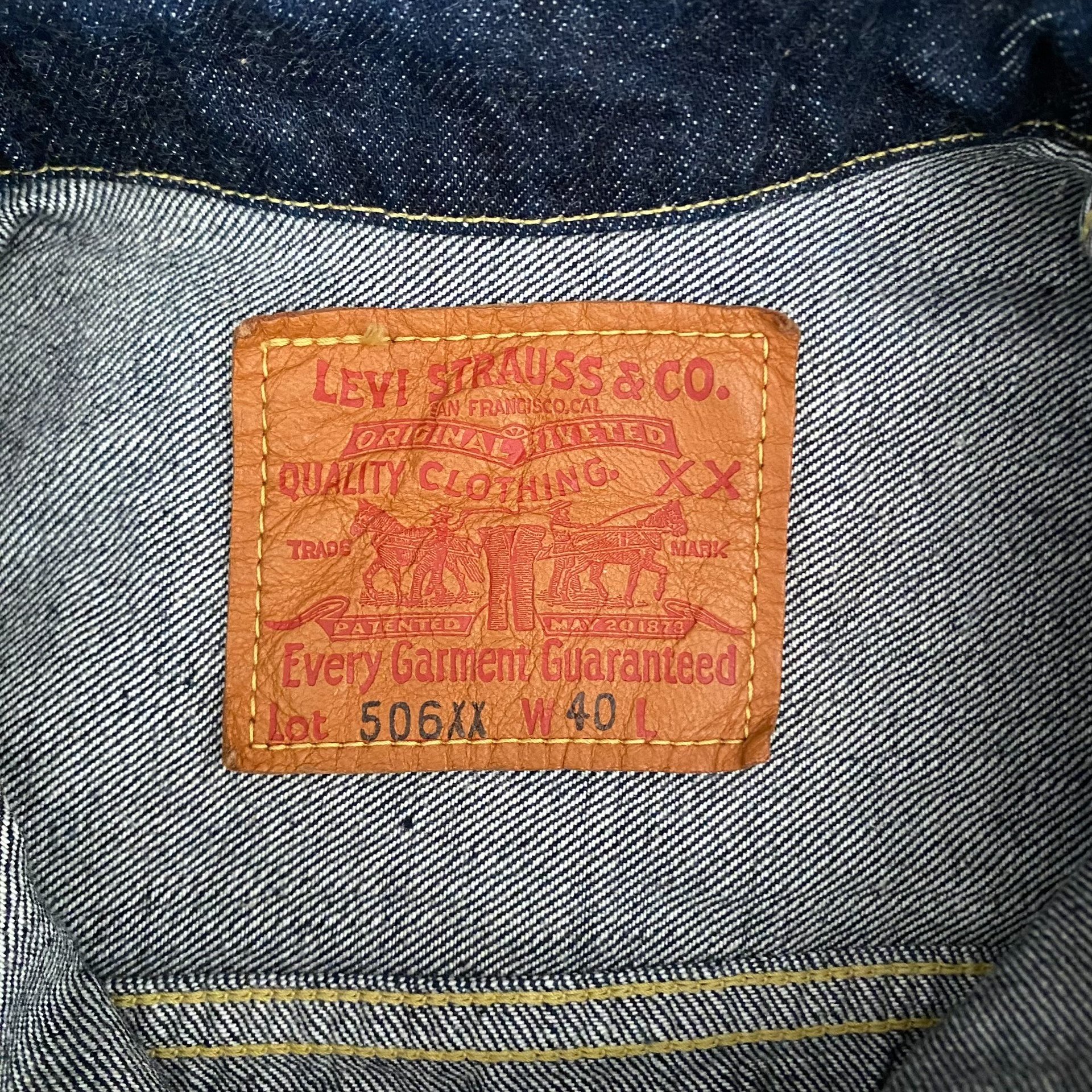 Levi's LVC506 Type 1 Denim Jacket — back