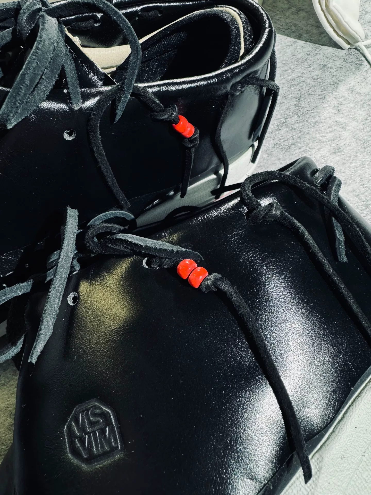 VISVIM FBT Leather Sneakers — back