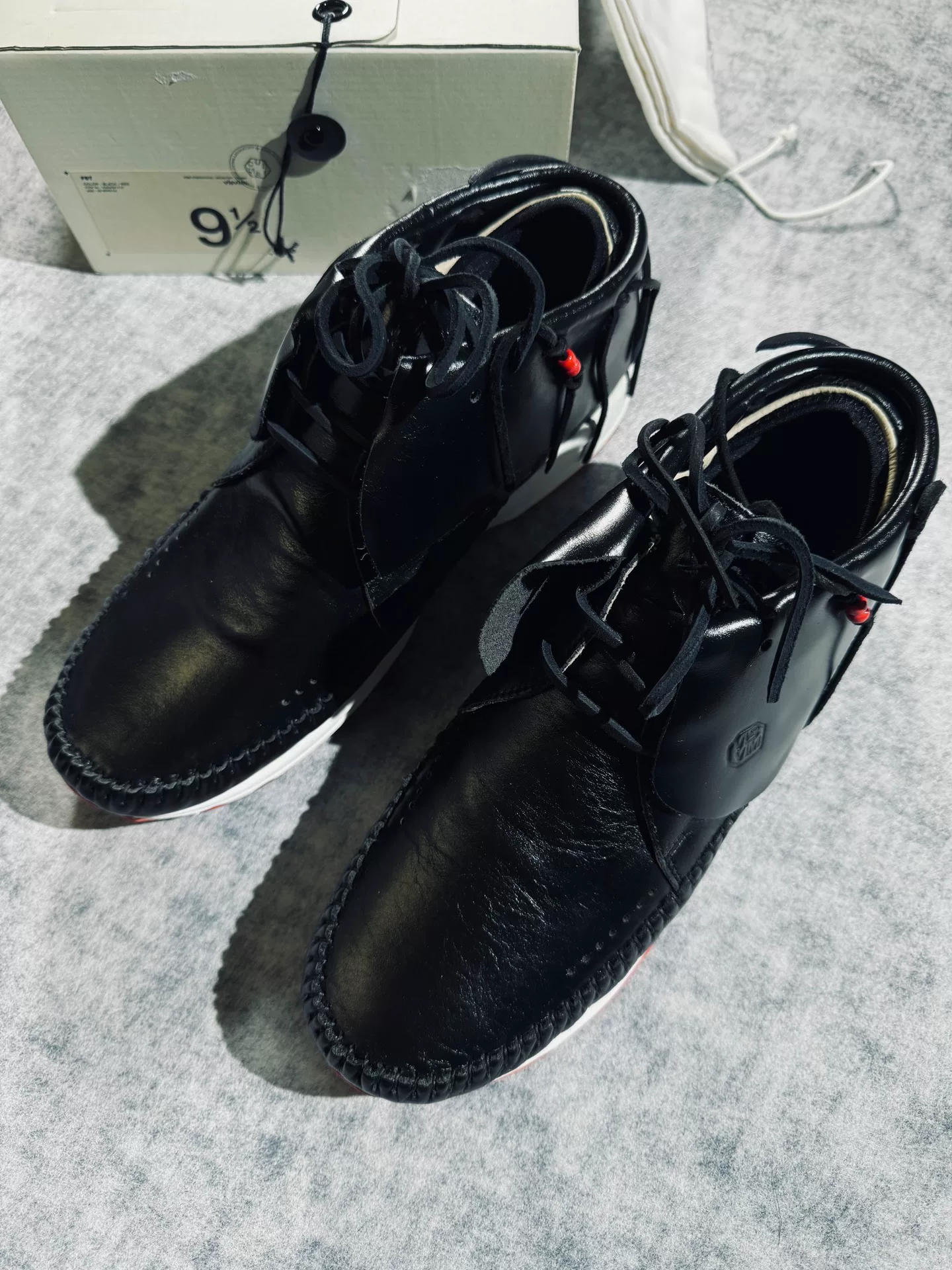 VISVIM FBT Leather Sneakers — detail