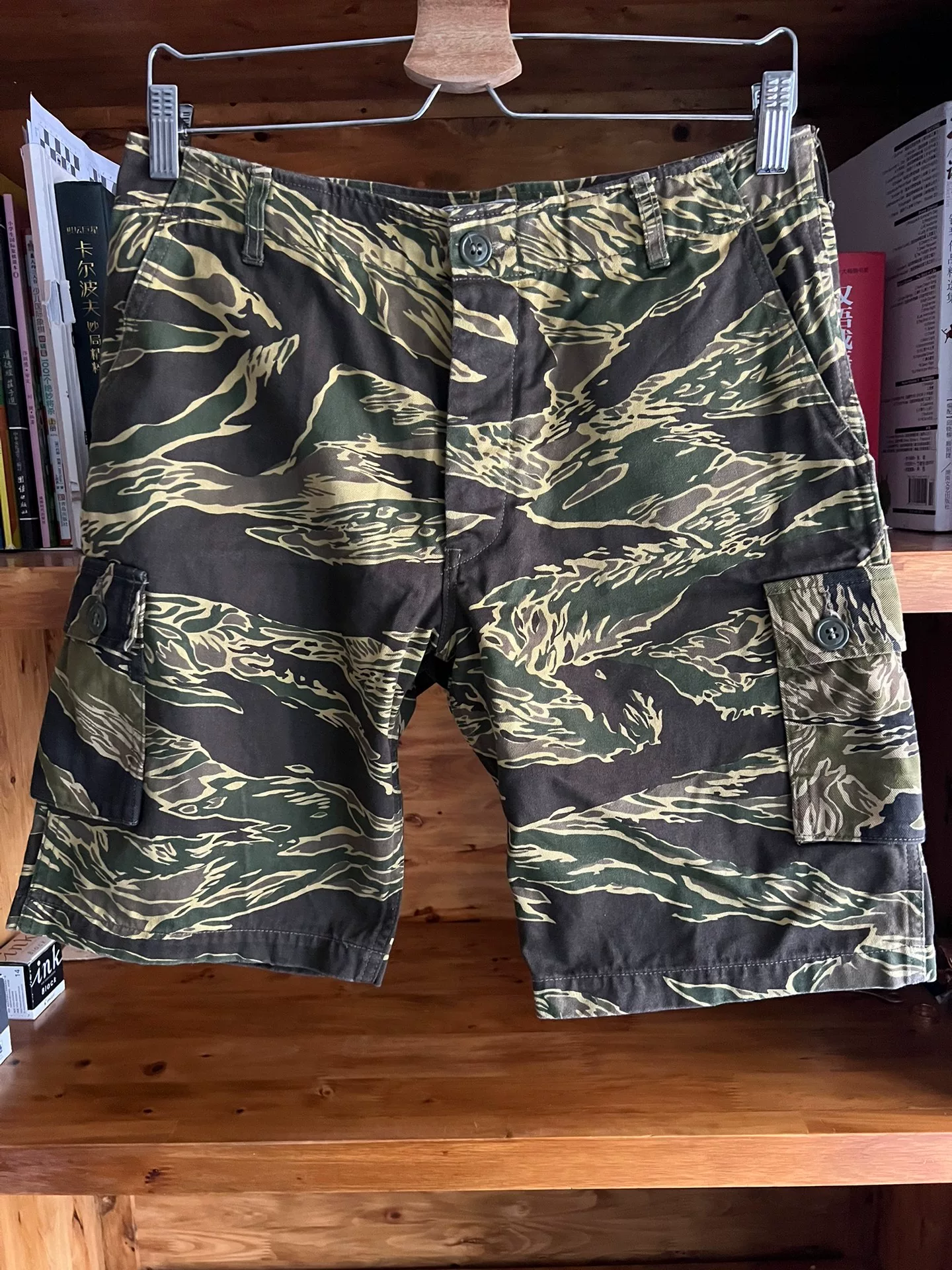 Tiger Camouflage Handmade Shorts