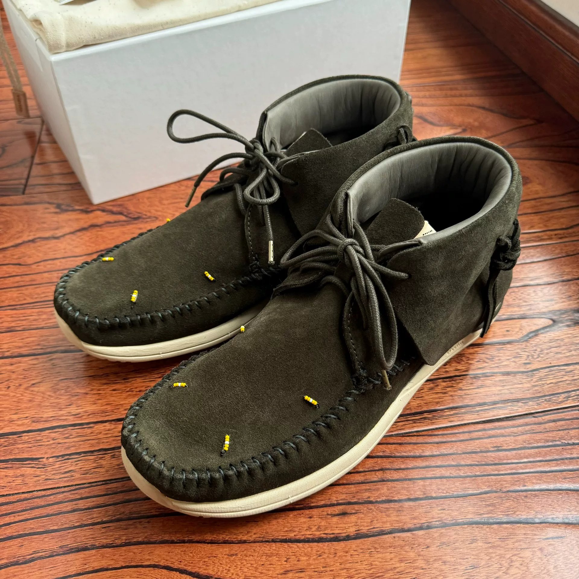 Visvim 21AW FBT Lhamo Folk Tassel Shoes