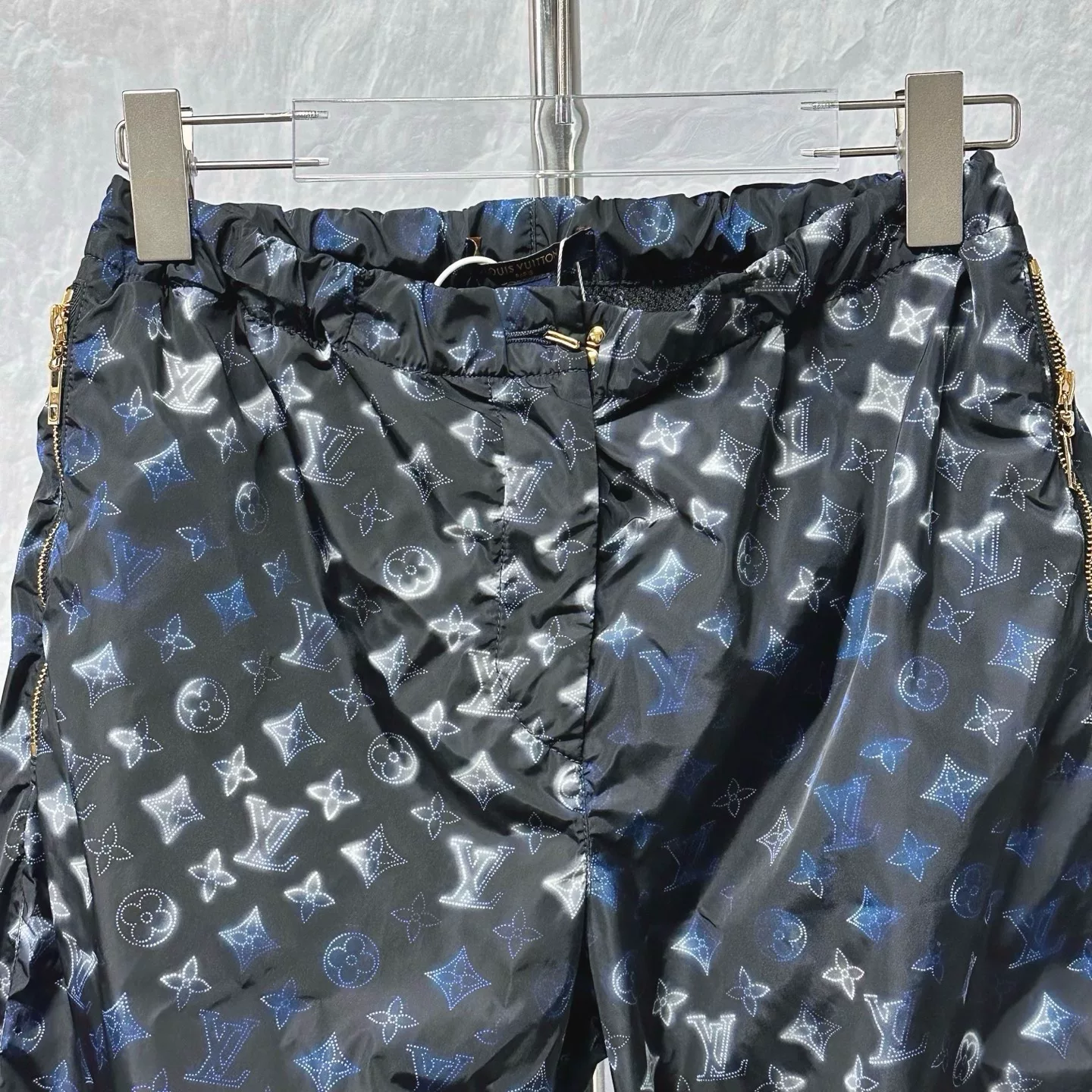 Louis Vuitton Gradient Monogram Zip Pants — front