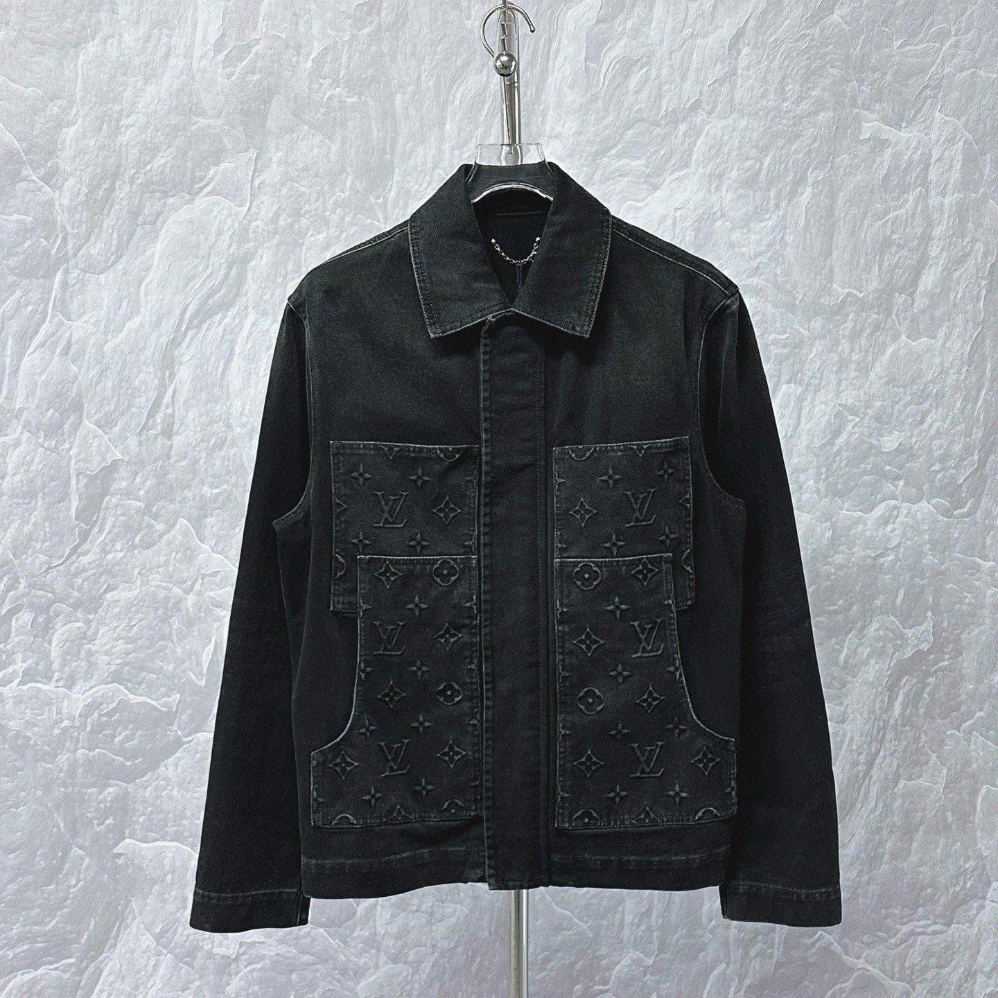 Louis Vuitton FW24 Embossed Denim Jacket