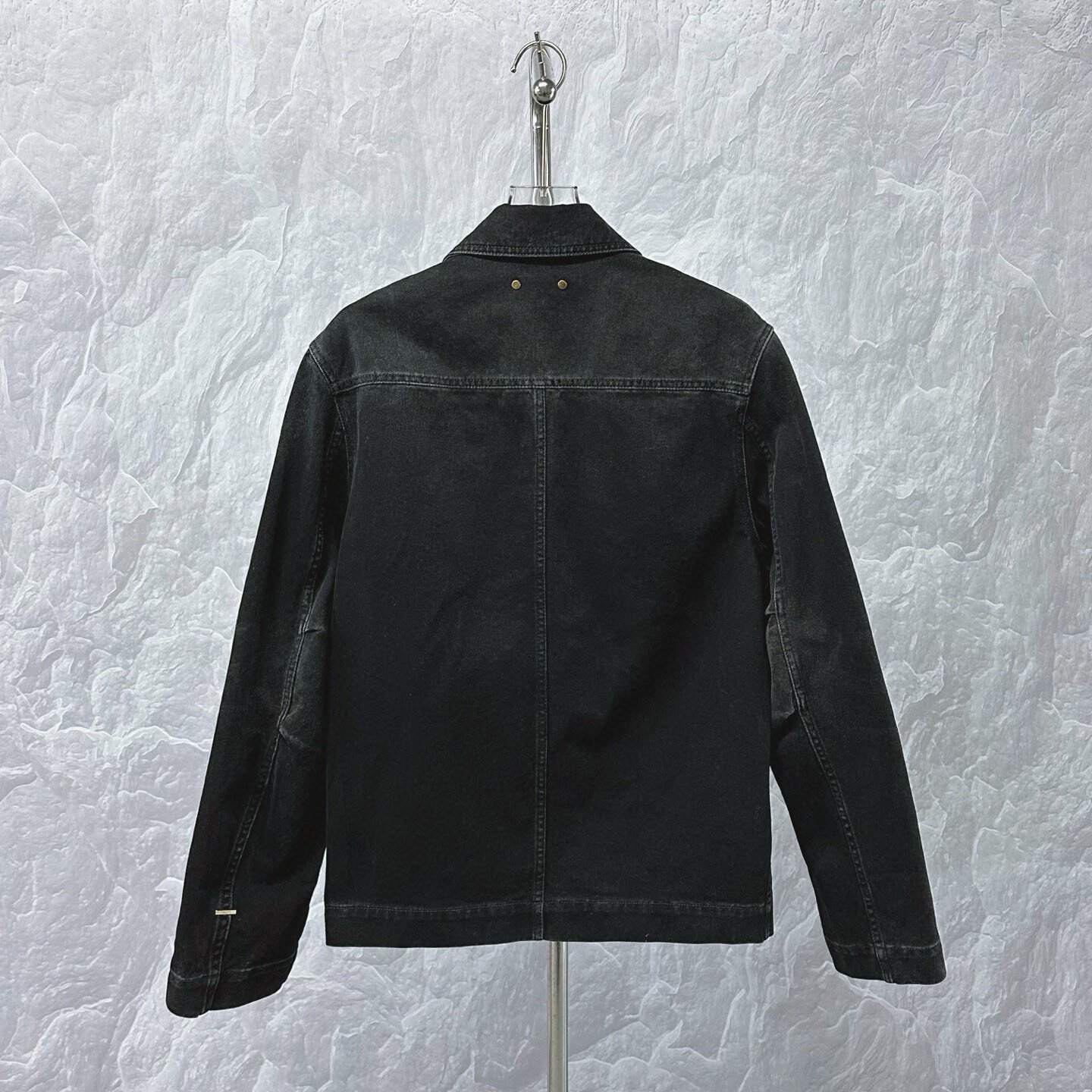 Louis Vuitton FW24 Embossed Denim Jacket — back