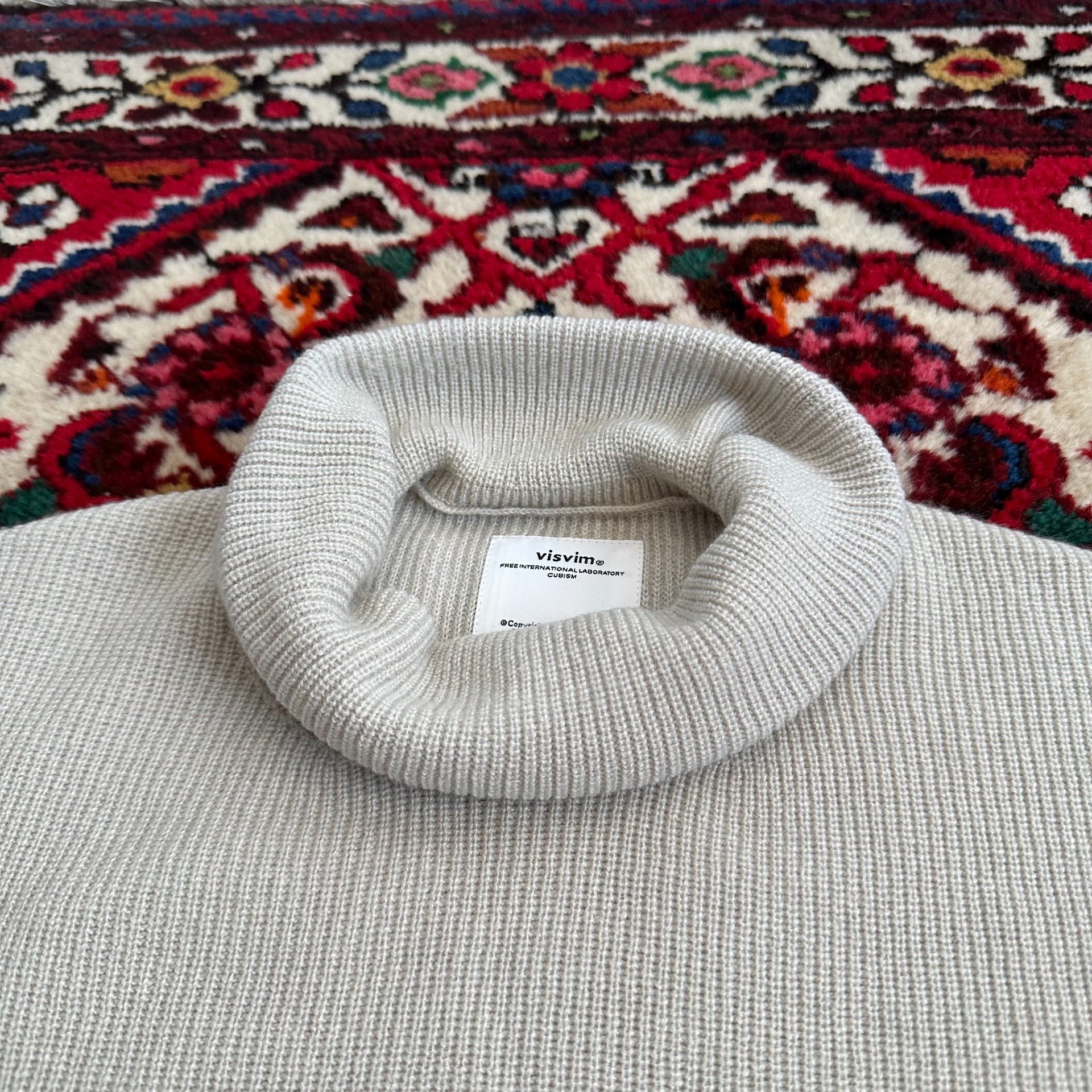 visvim 24AW Cashmere Turtleneck Knit — back
