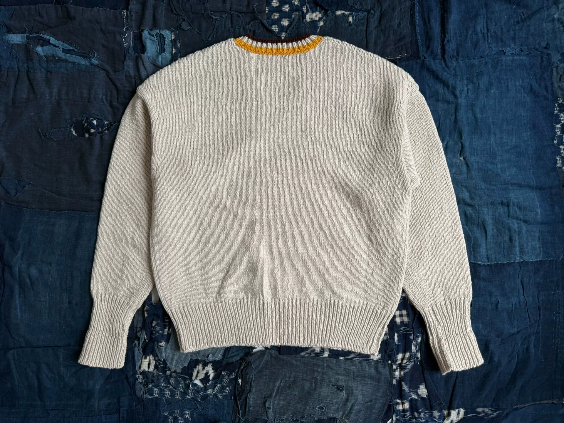 VISVIM 25AW College V-Neck Knit — front