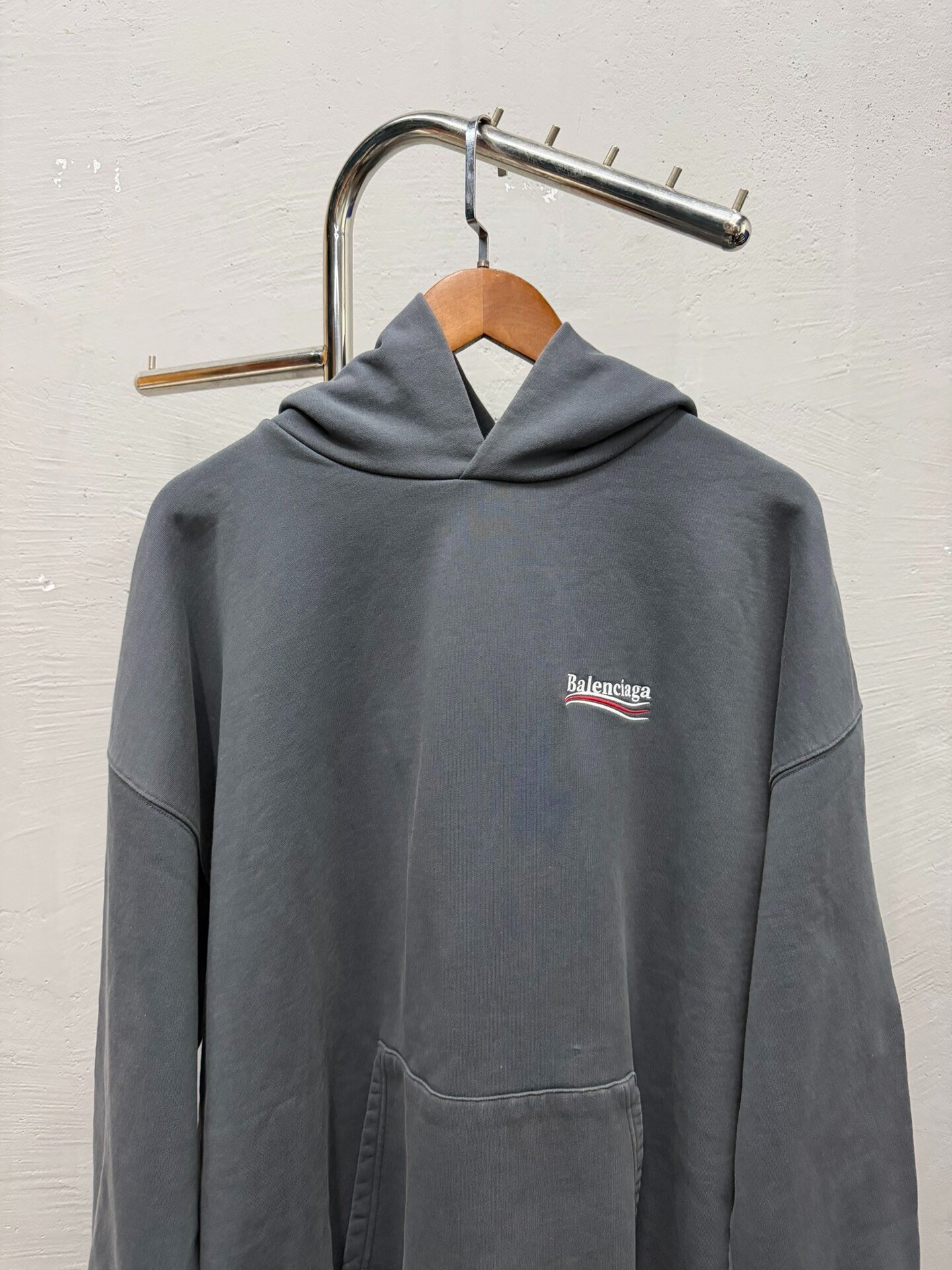 Balenciaga Gray Hoodie XXS — front