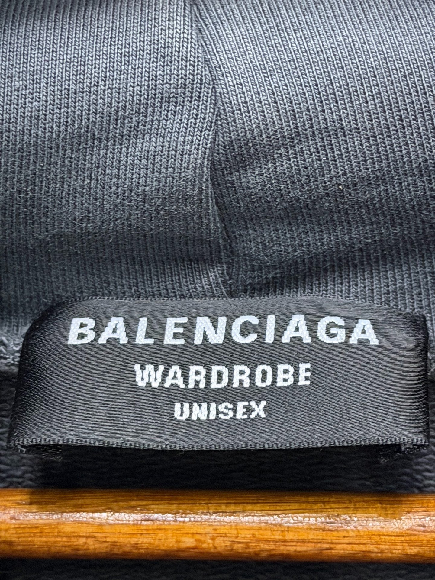 Balenciaga Gray Hoodie XXS — label