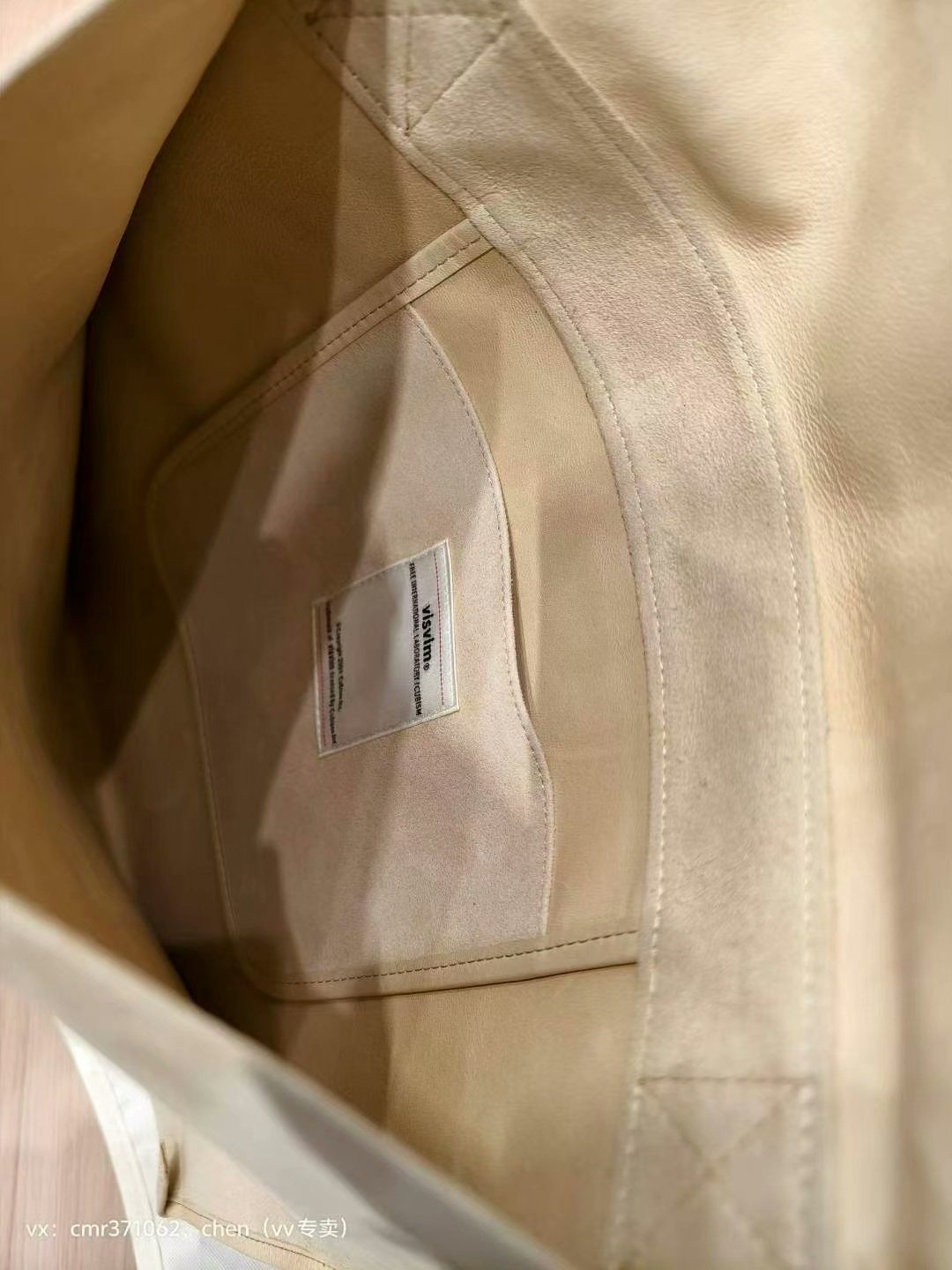 visvim 18ss Veg Lamb Shoulder Bag — back