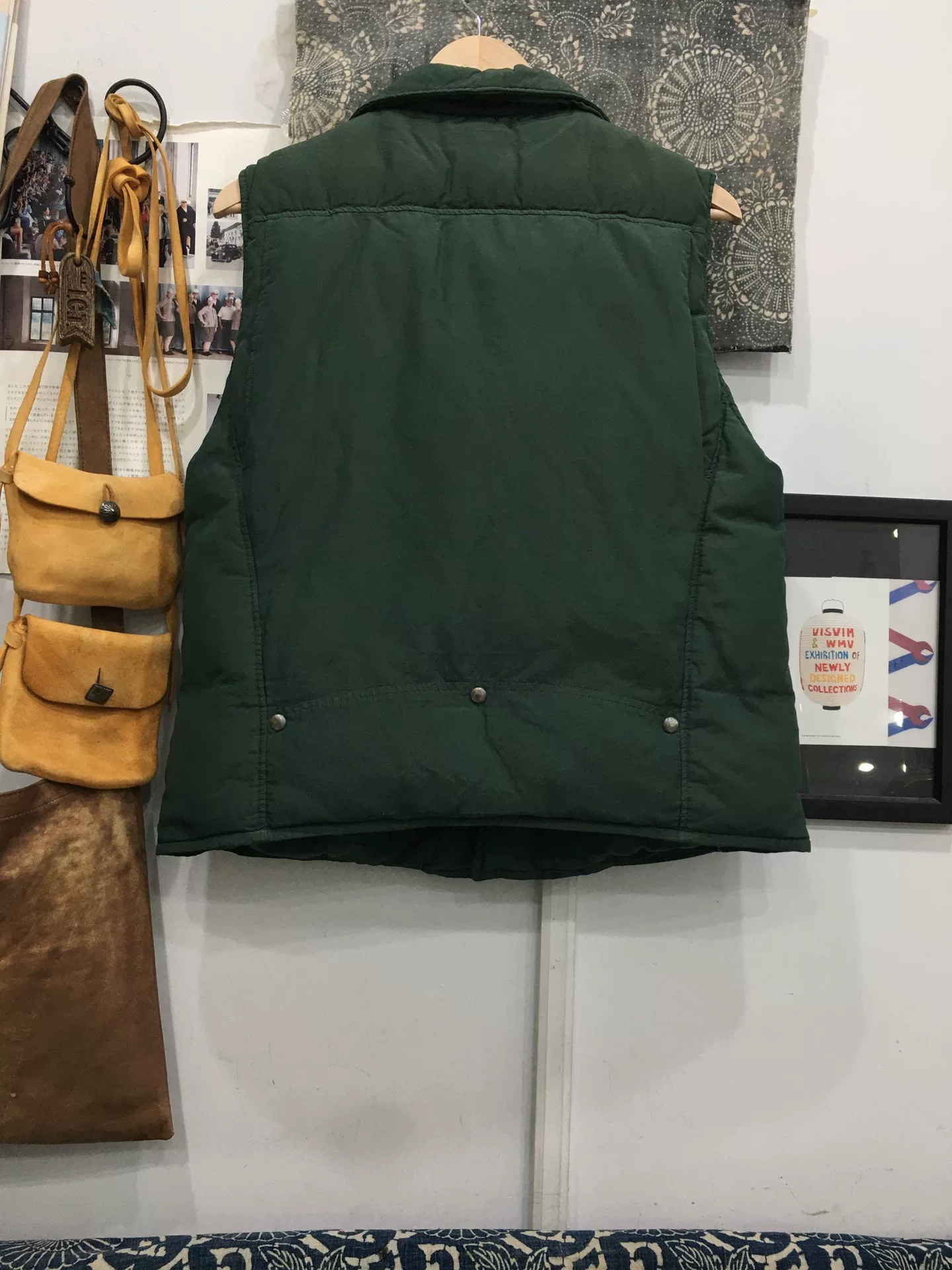 VISVIM 20SS STRABLER DOWN VEST — front