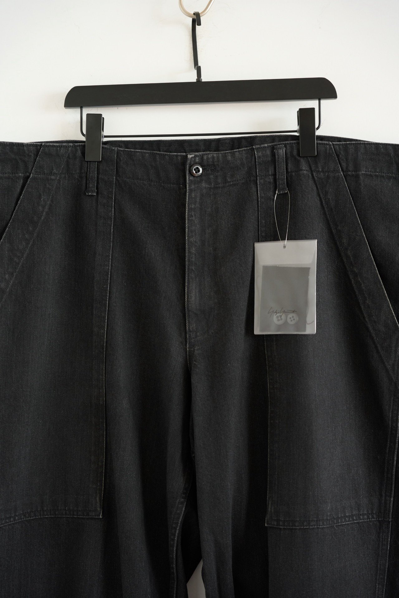 Yohji Yamamoto 23SS Ankle Zip Pants — detail
