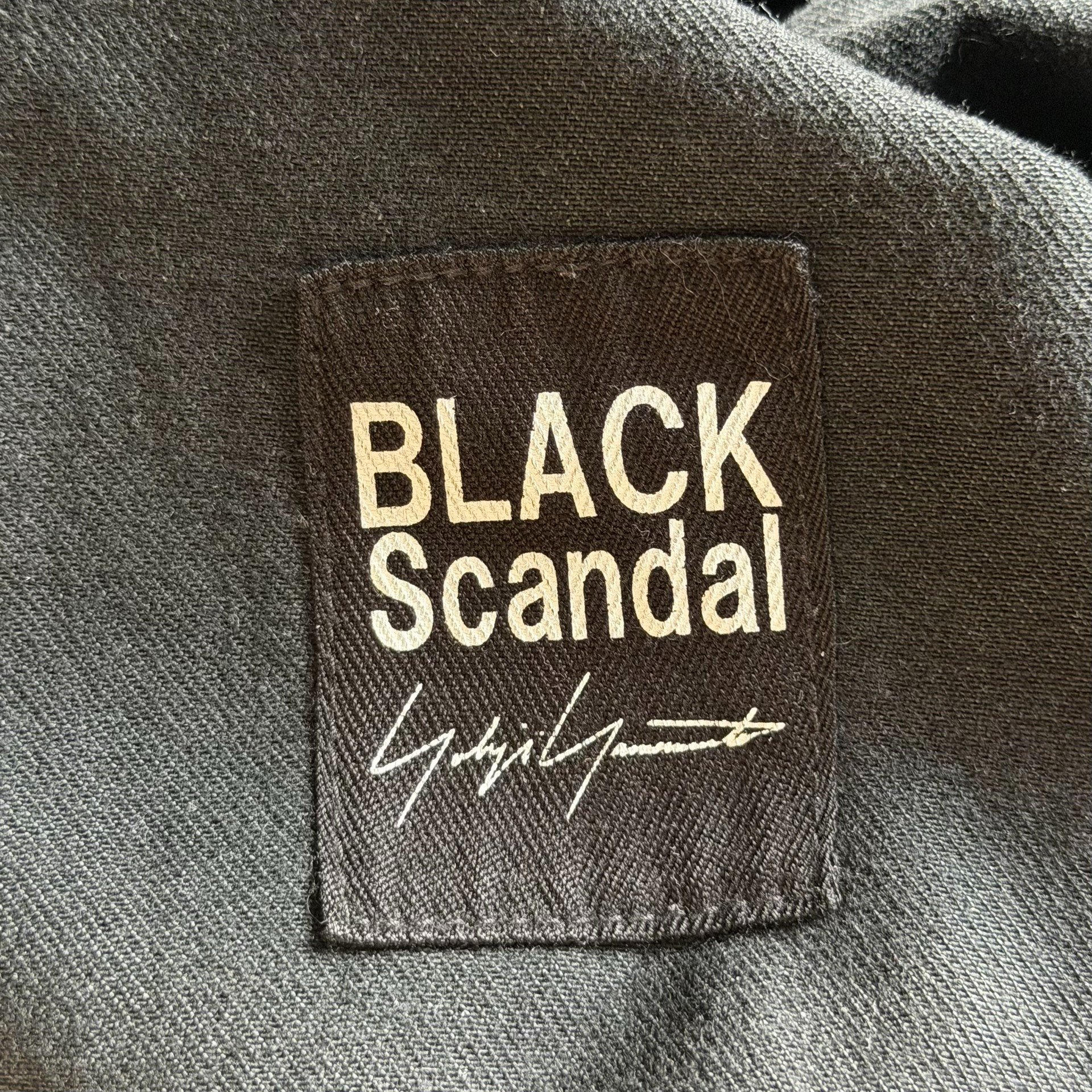 Yohji Yamamoto 23SS Ankle Zip Pants — label