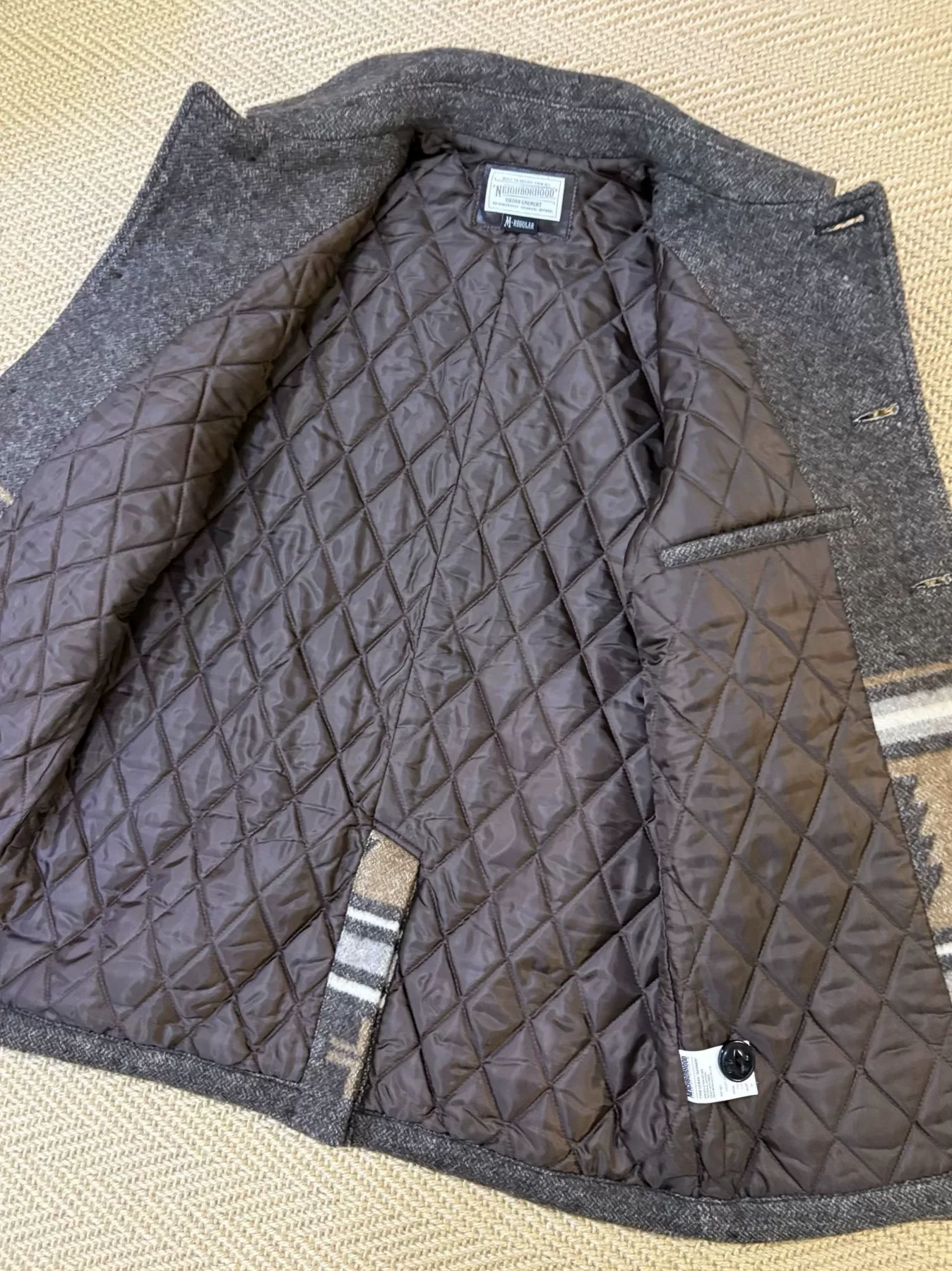 NEIGHBORHOOD TIMBER Wool Coat — back