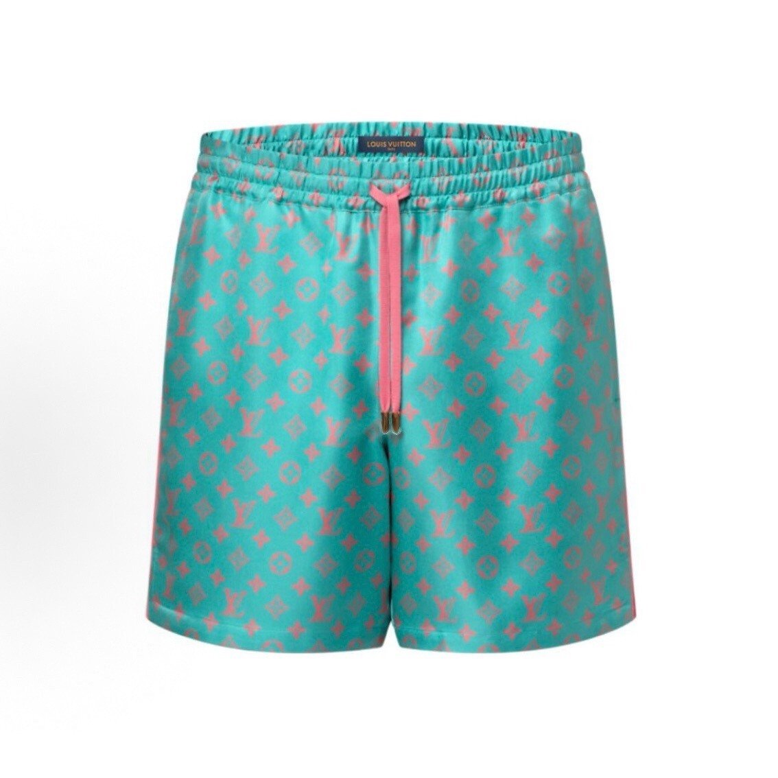 Louis Vuitton Teal LV Monogram Shorts